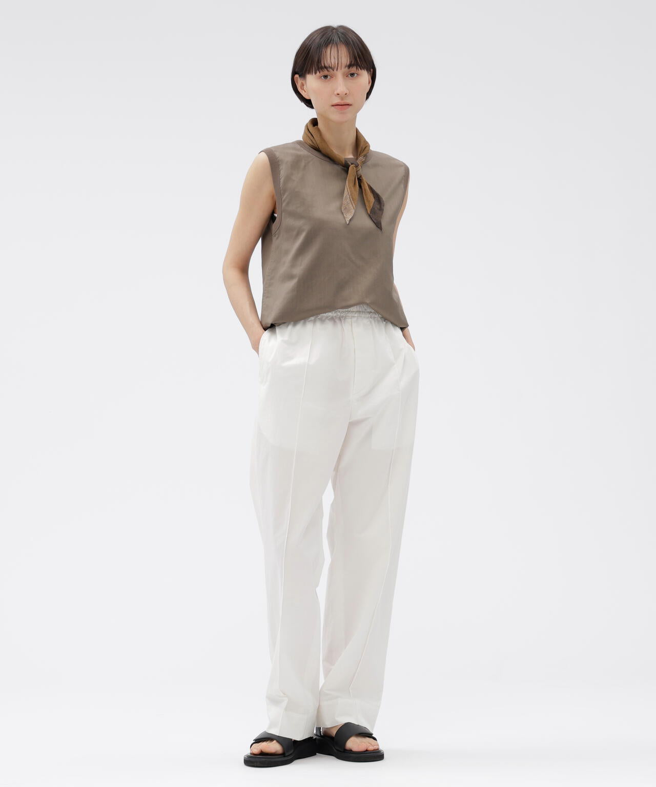 WASHABLE SILK POPLIN SHIRT | MARGARET HOWELL（マーガレット