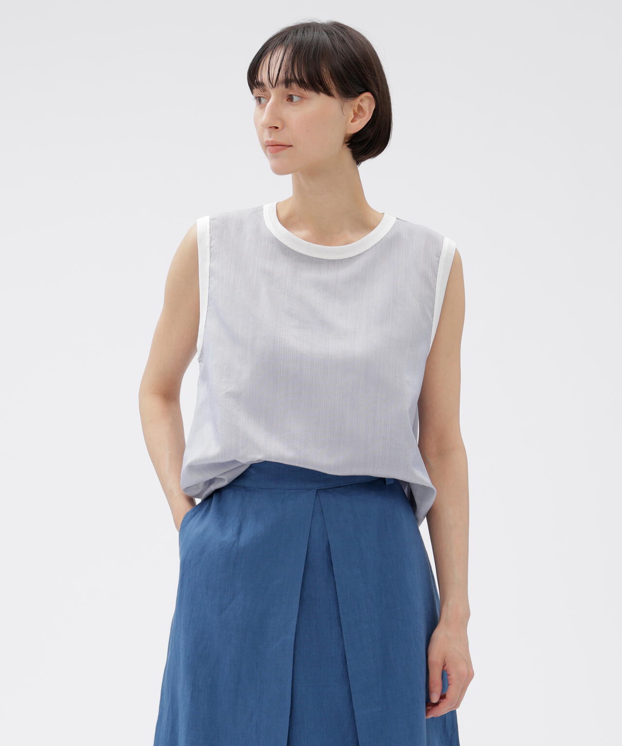 WASHABLE SILK POPLIN SHIRT | MARGARET HOWELL（マーガレット