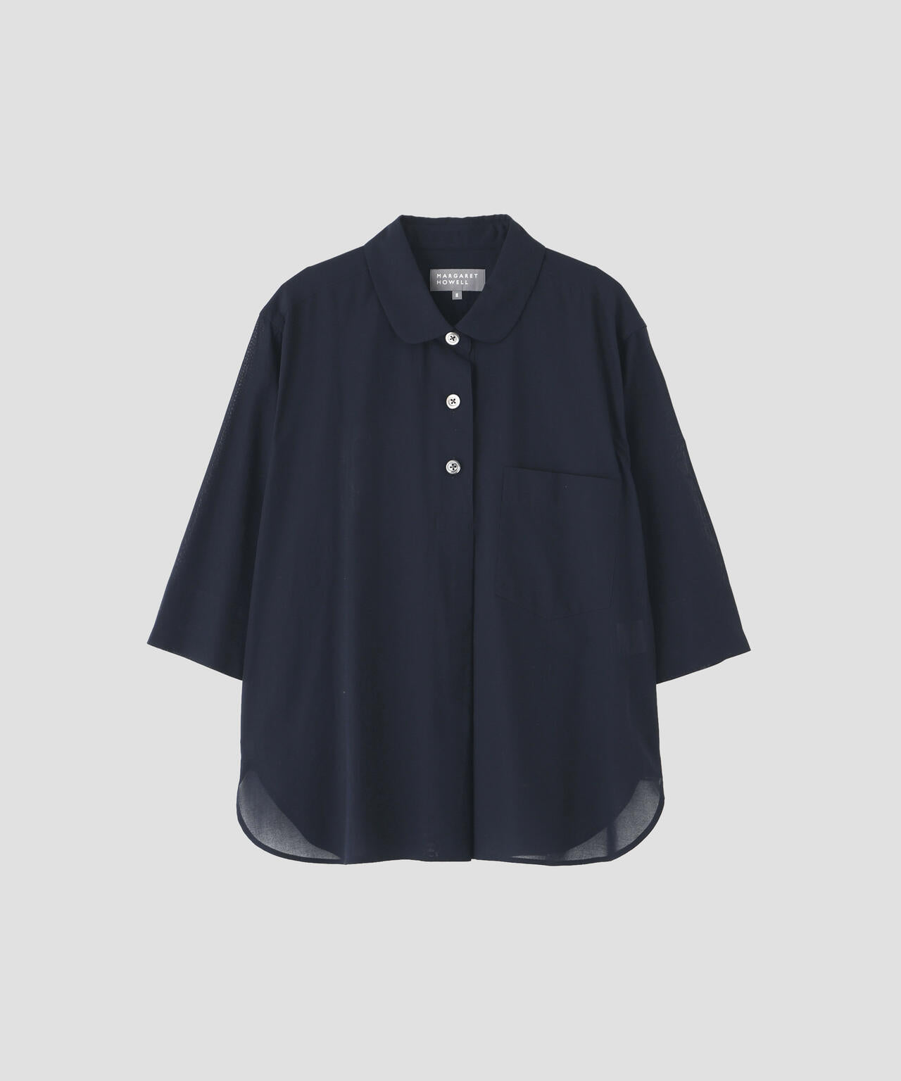 HIGH TWISTED COTTON VOILE SHIRT | MARGARET HOWELL（マーガレット