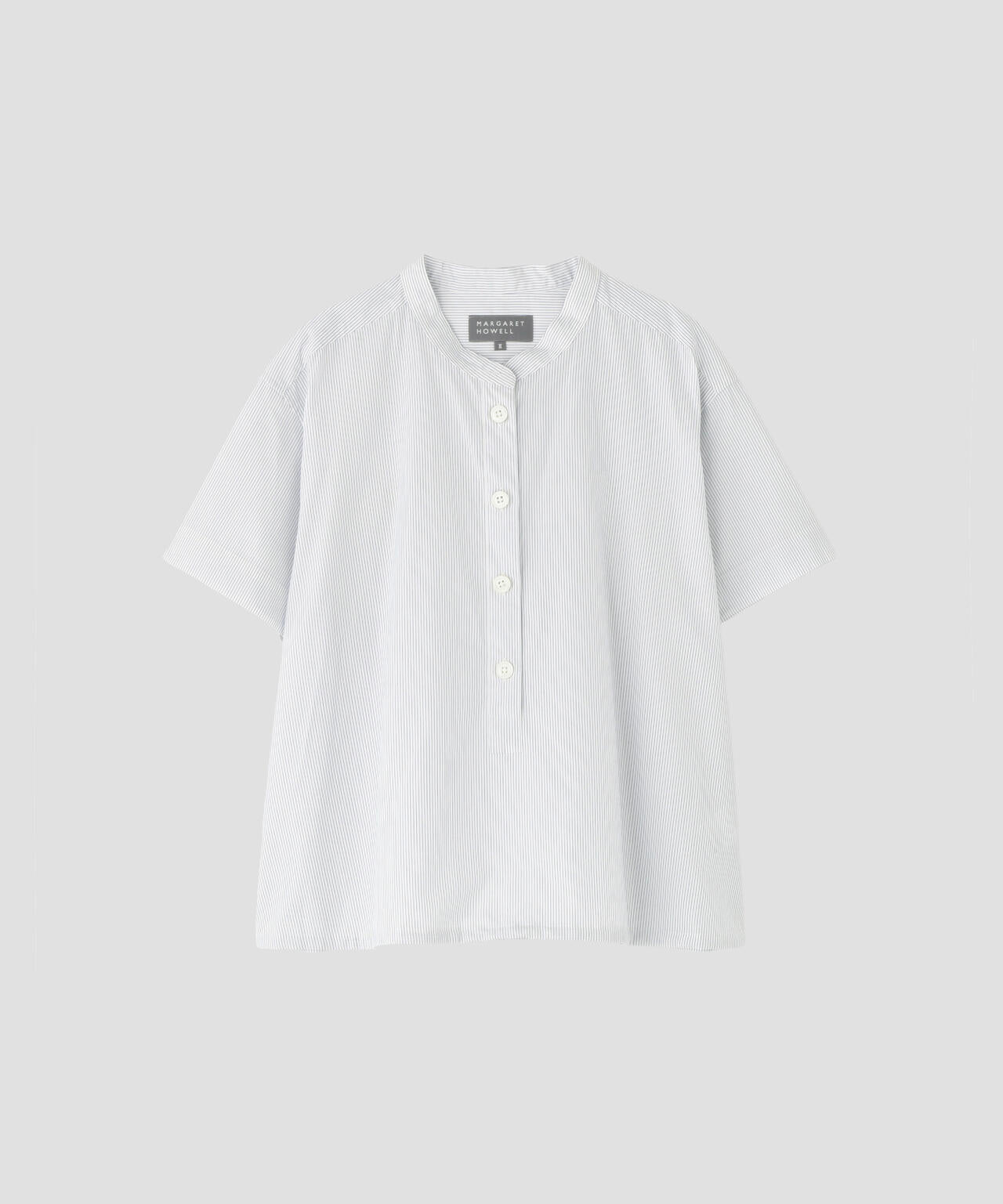YARN DYED COTTON POPLIN SHIRT | MARGARET HOWELL（マーガレット