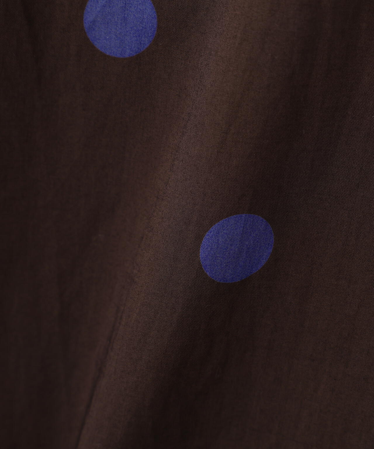 POLKA DOT COTTON POPLIN SHIRT