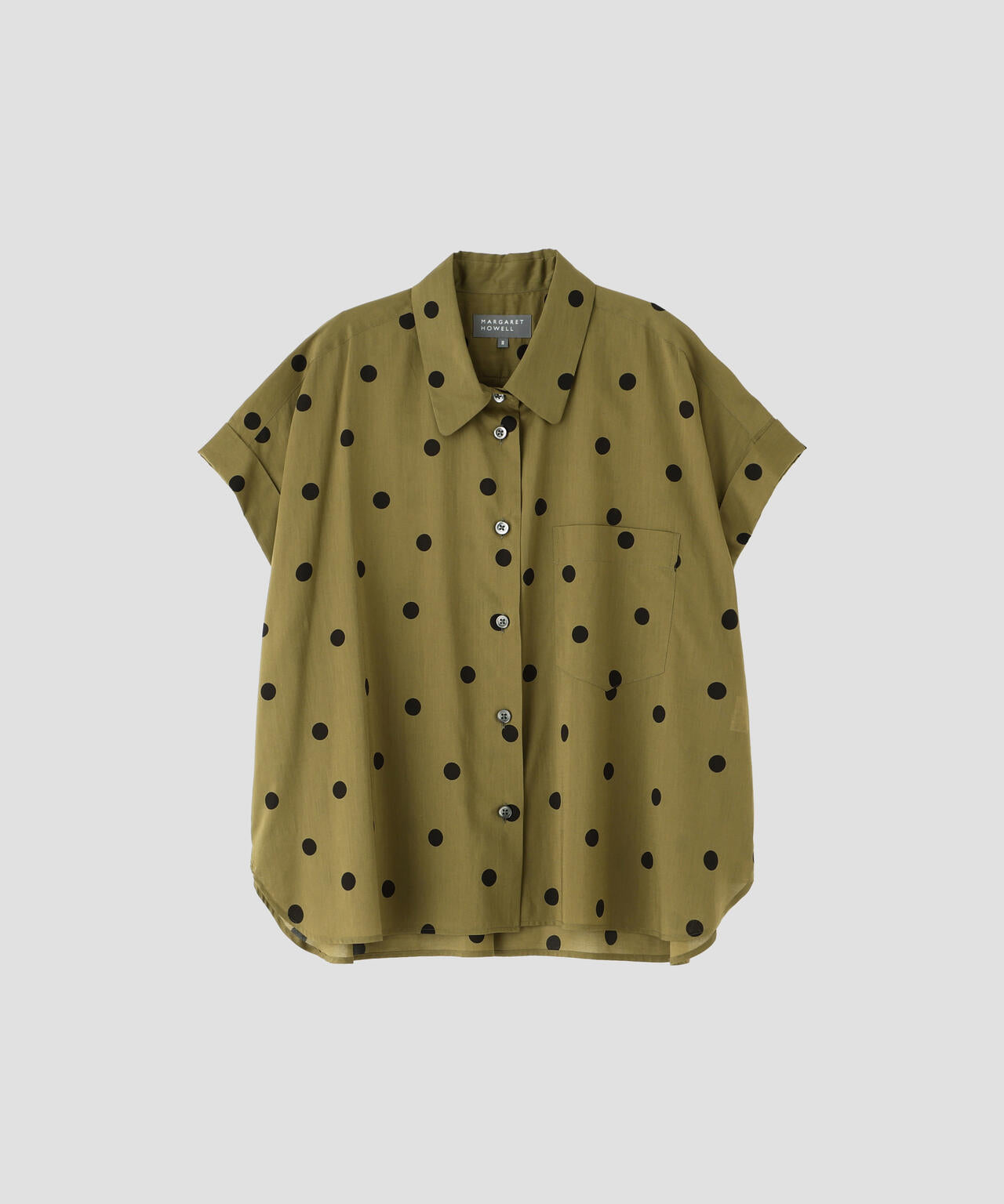 POLKA DOT COTTON POPLIN SHIRT | MARGARET HOWELL（マーガレット