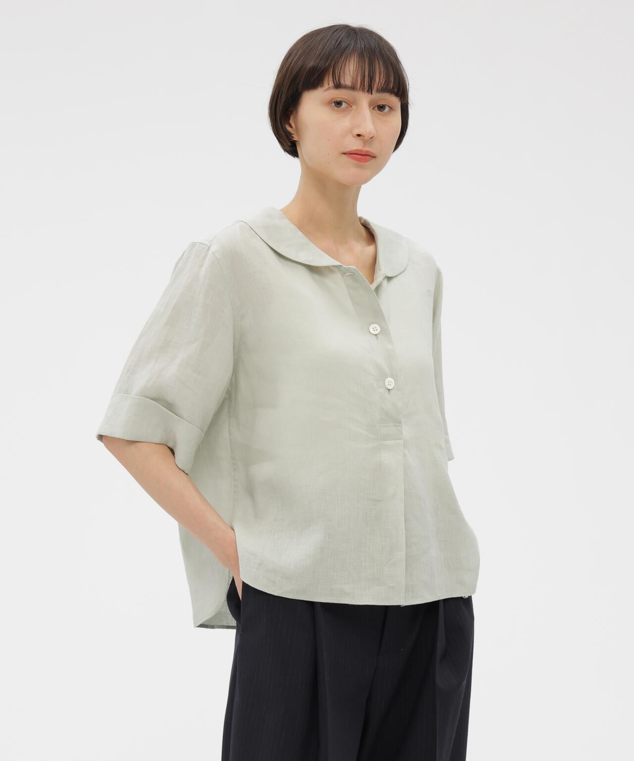 LINEN VOILE SHIRT | MARGARET HOWELL（マーガレット・ハウエル