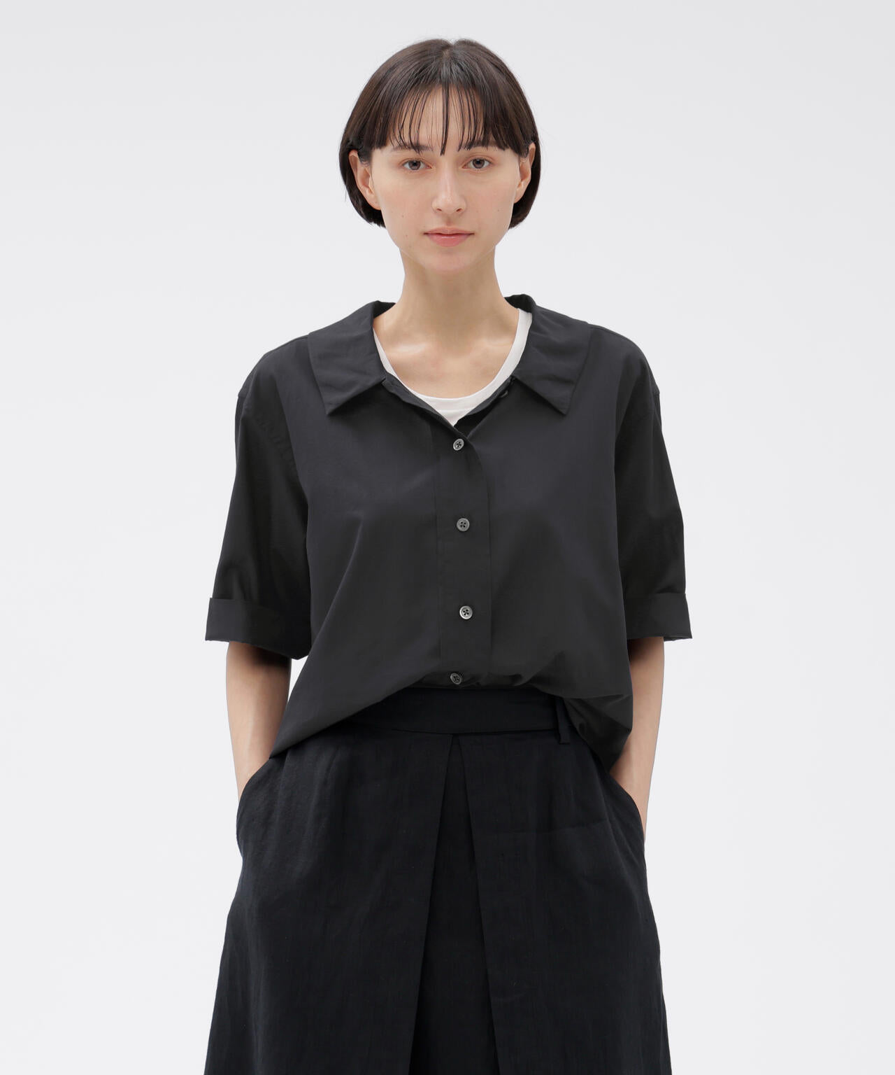 WASHED COTTON SHIRT | MARGARET HOWELL（マーガレット・ハウエル