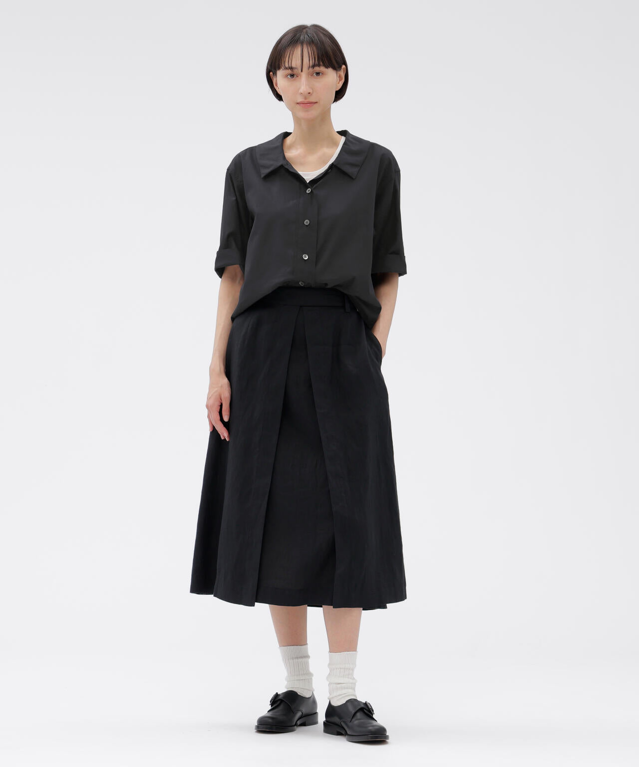 マーガレットハウエル 定価3,5万 WASHED COTTON TWILL WASHED COTTON SHIRT | MARGARET HOWELL（マーガレット・ハウエル