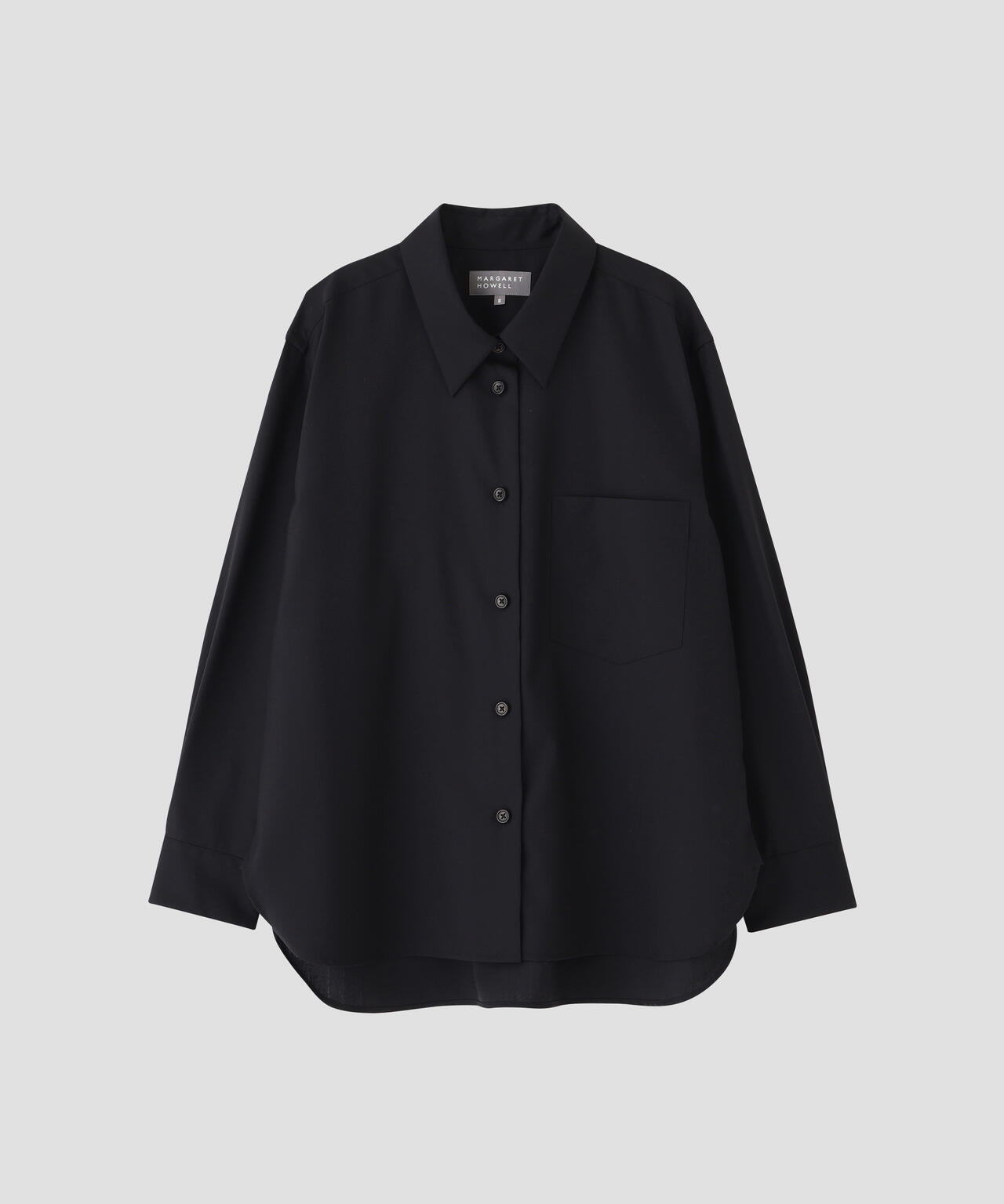 WORSTED WOOL POPLIN SHIRT | MARGARET HOWELL（マーガレット