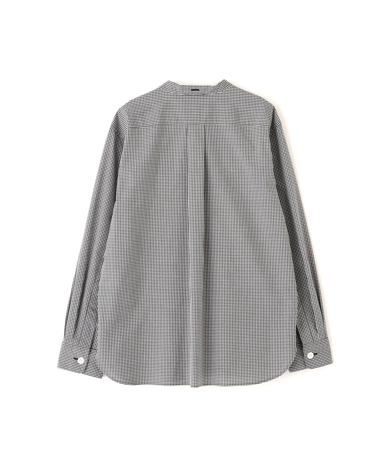 MARGARET HOWELL　半袖リネンチェック柄シャツ（美品） COTTON GINGHAM CHECK SHIRT | MARGARET HOWELL（マーガレット