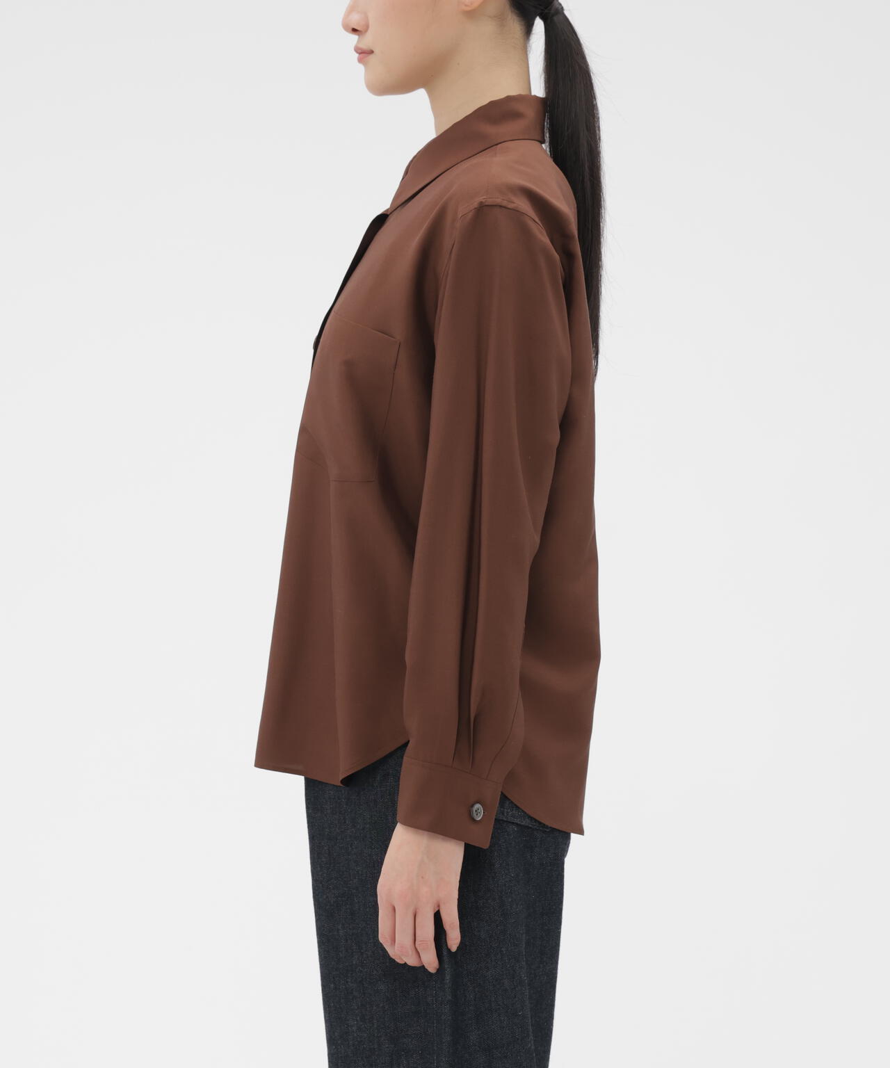 MATT SILK SHIRT | MARGARET HOWELL（マーガレット・ハウエル