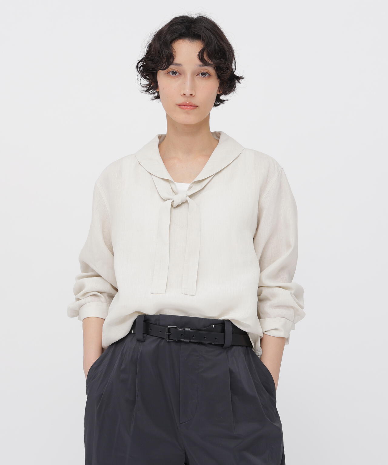 SHIRTING LINEN SHIRT | MARGARET HOWELL（マーガレット・ハウエル