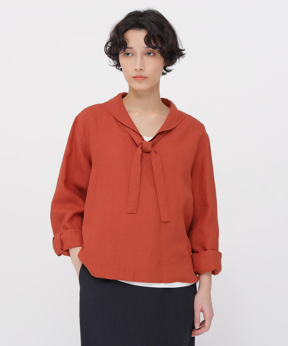 SHIRTING LINEN SHIRT | MARGARET HOWELL（マーガレット・ハウエル 