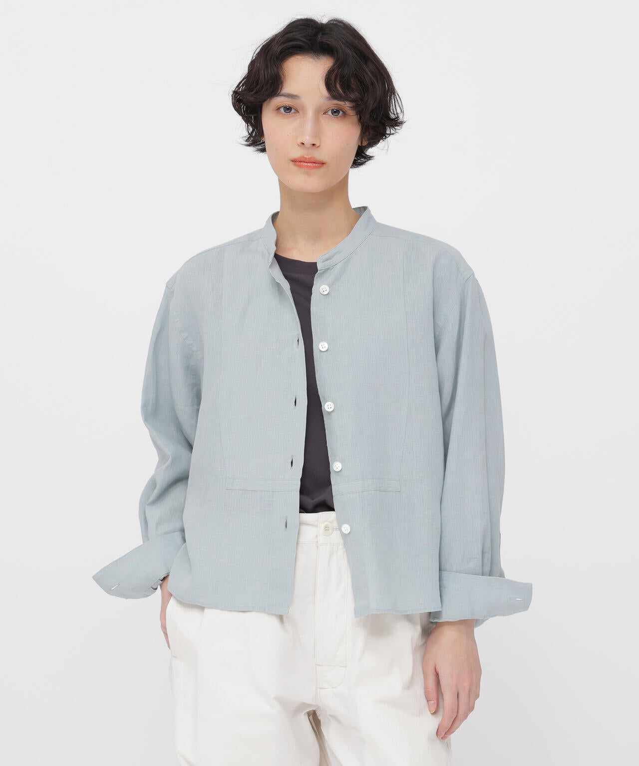 SHIRTING LINEN SHIRT | MARGARET HOWELL（マーガレット・ハウエル