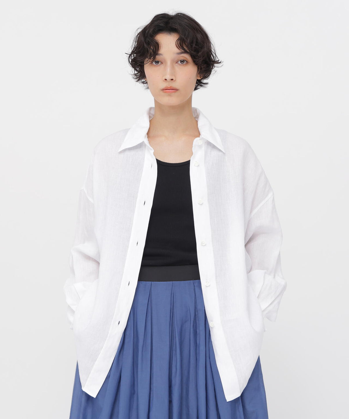 SHIRTING LINEN SHIRT | MARGARET HOWELL（マーガレット・ハウエル 