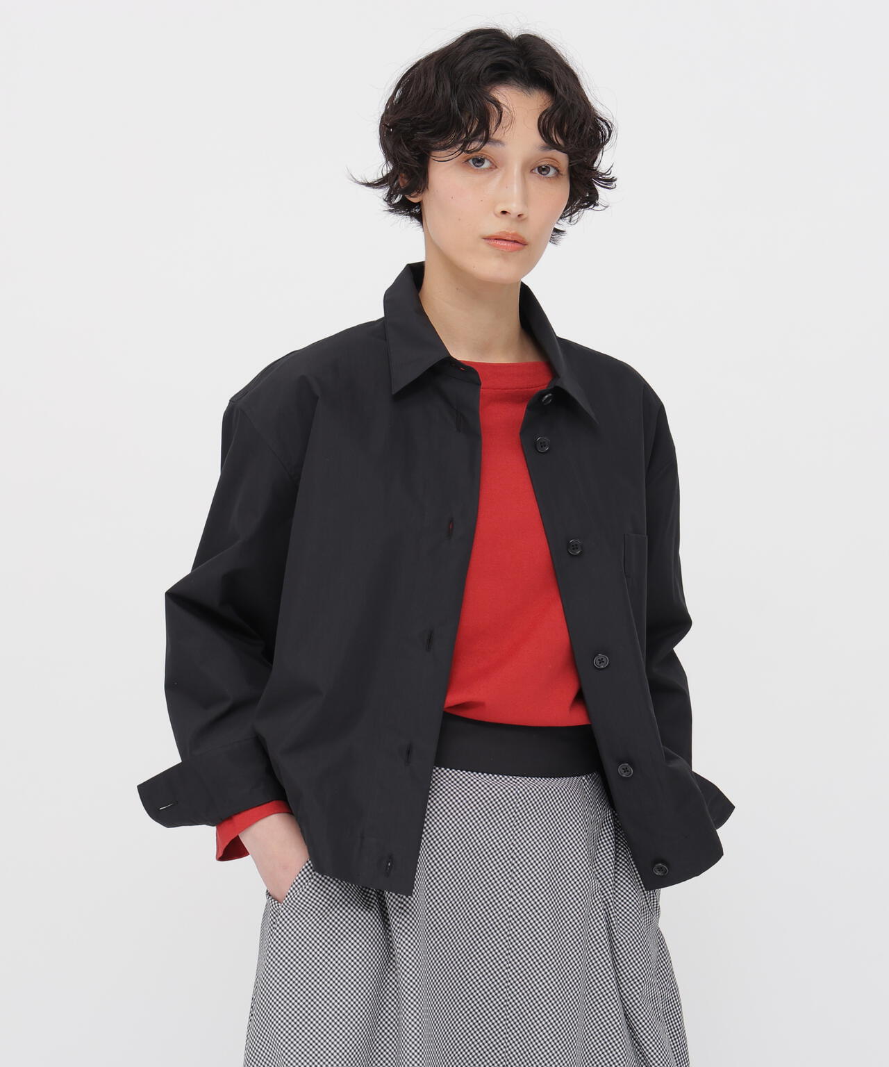 COTTON NYLON POPLIN SHIRT | MARGARET HOWELL（マーガレット