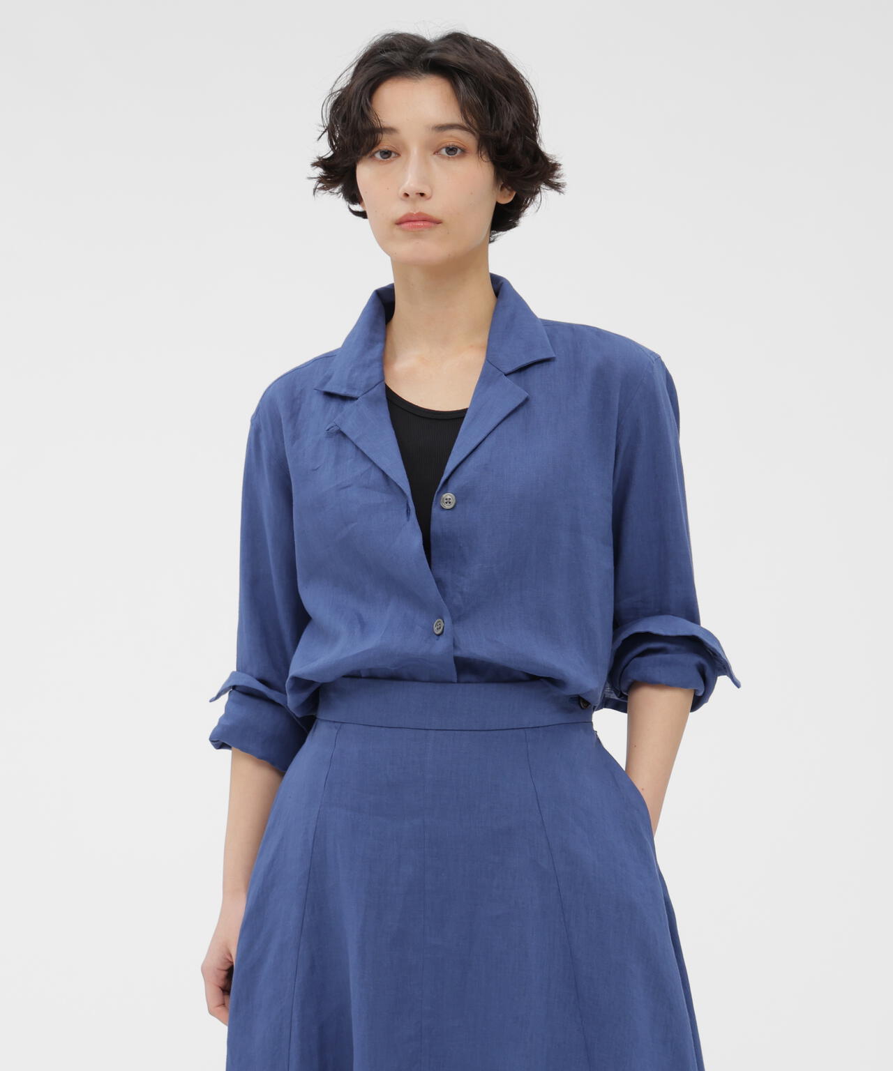 LIGHT WEIGHT LINEN SHIRT | MARGARET HOWELL（マーガレット・ハウエル