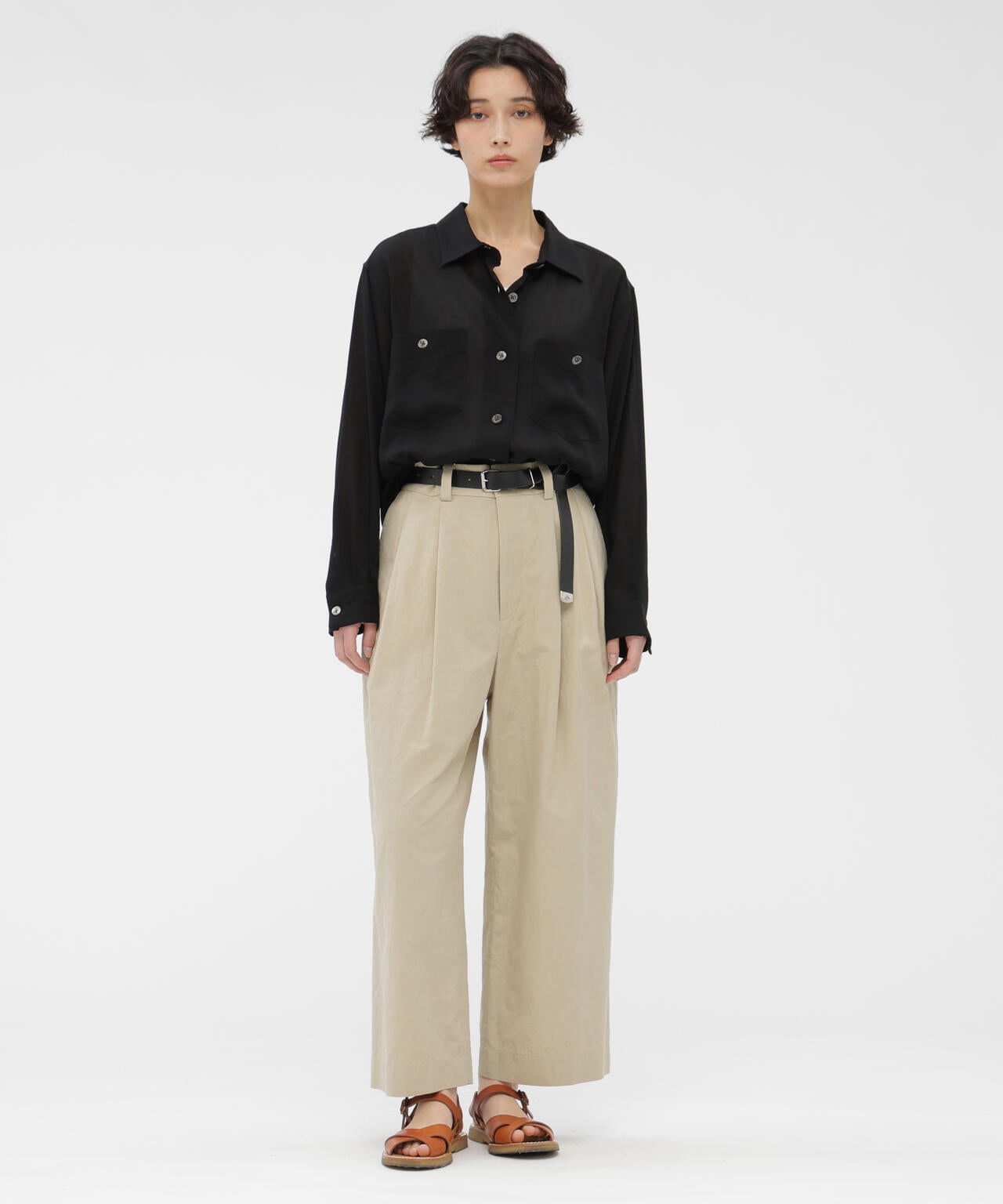CUPRA VOILE PANAMA SHIRT | MARGARET HOWELL（マーガレット・ハウエル