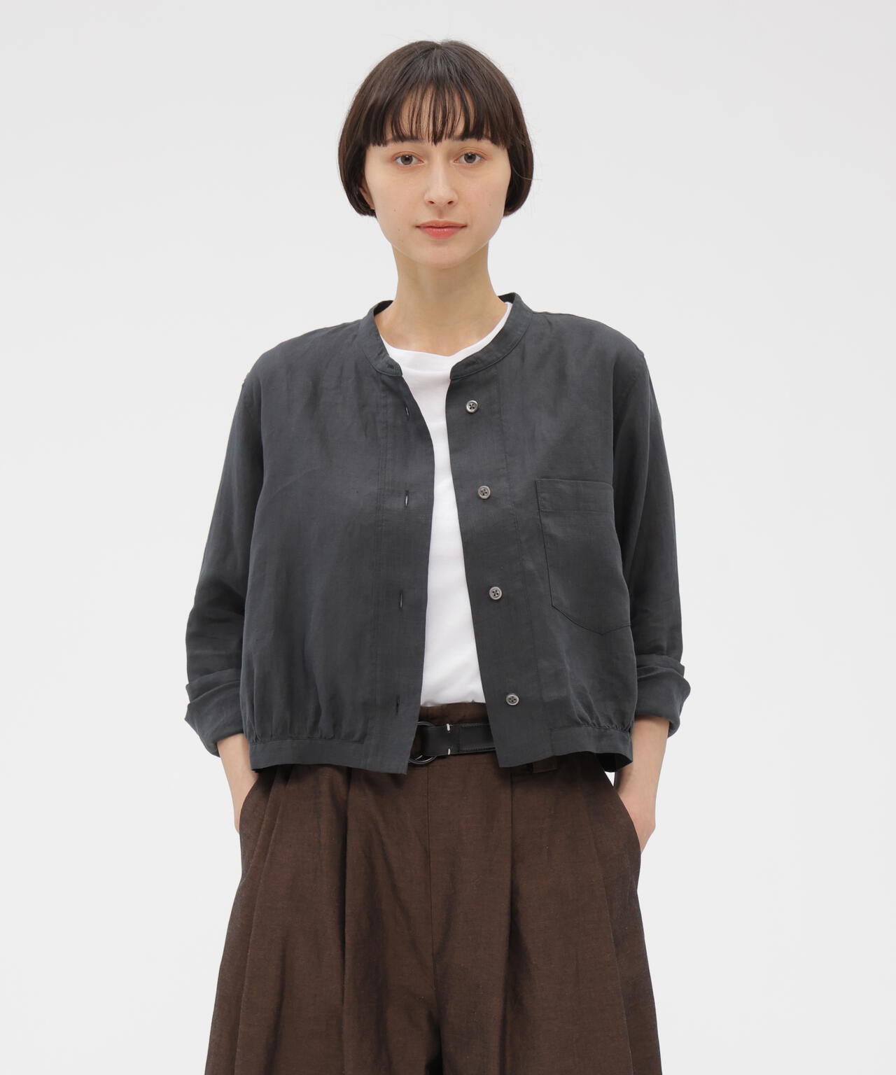 LINEN VOILE SHIRT