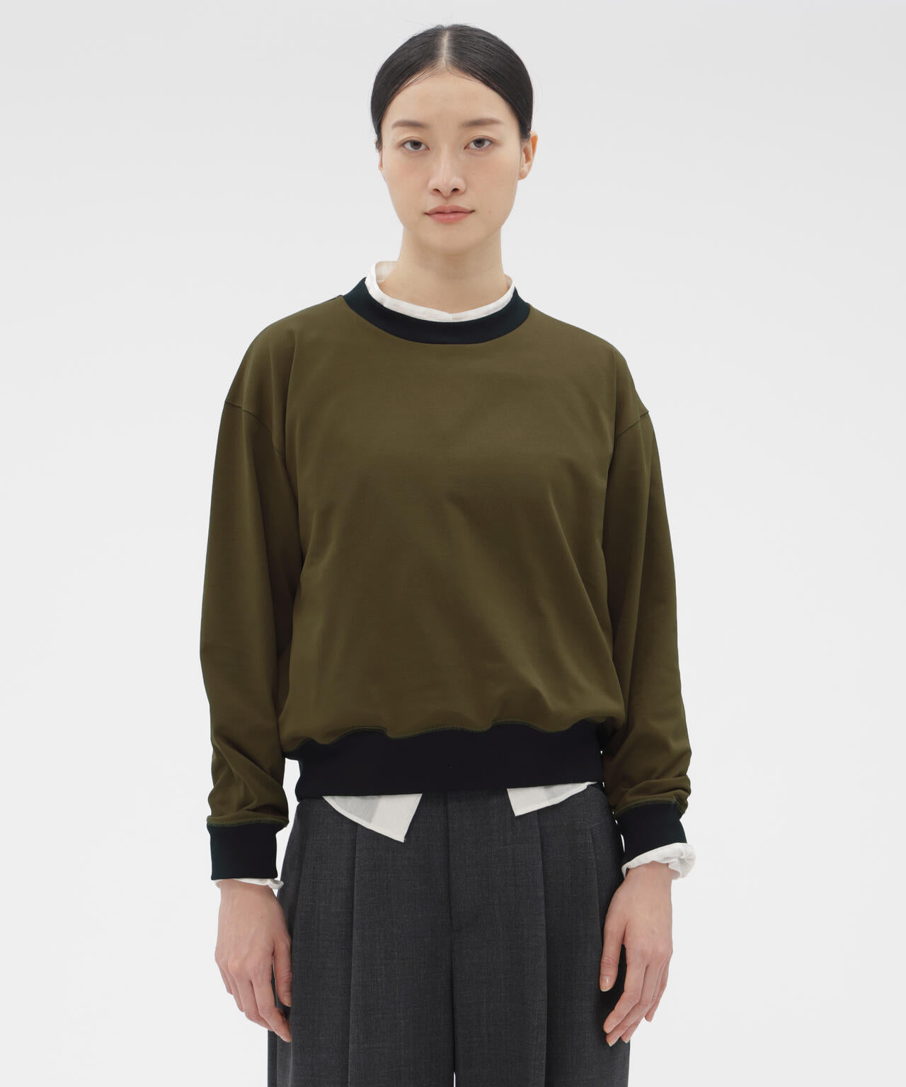 HIGHDENCE POLYESTER JERSEY TOP | MARGARET HOWELL（マーガレット