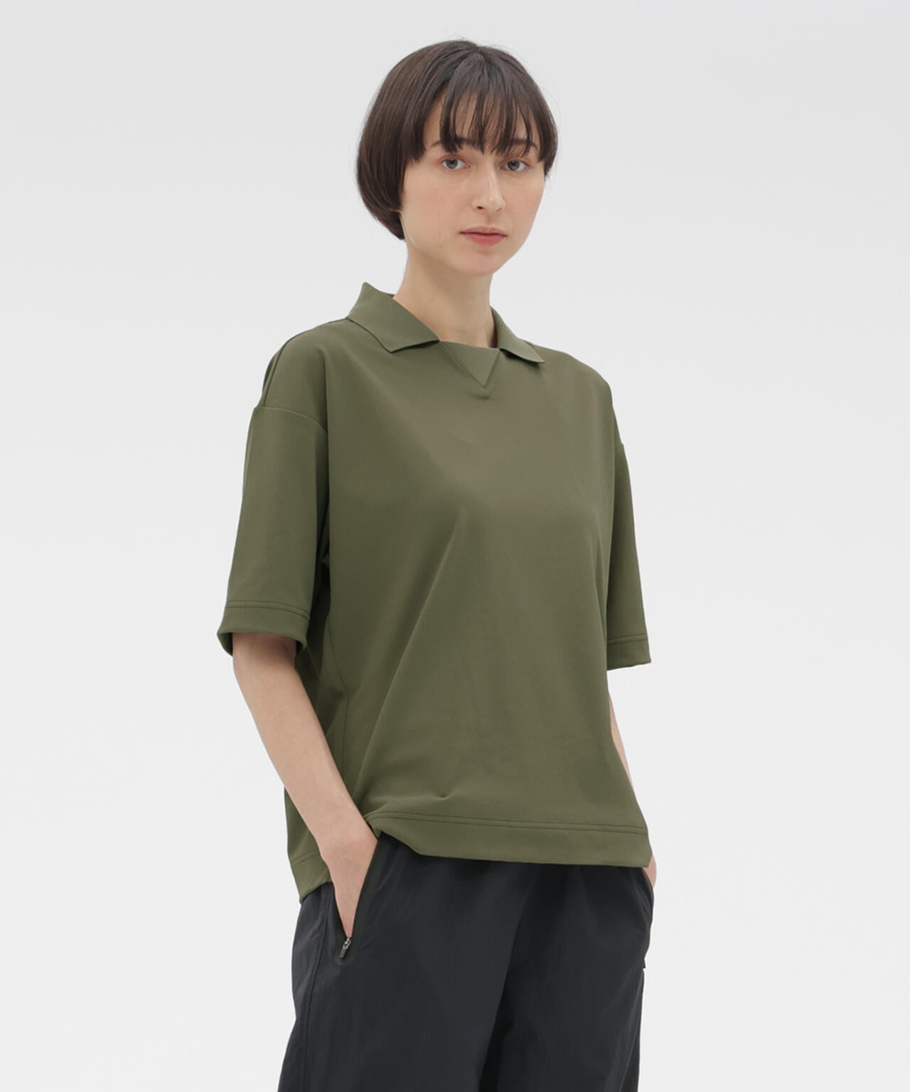 HIGHDENCE MESH JERSEY TOP | MARGARET HOWELL（マーガレット