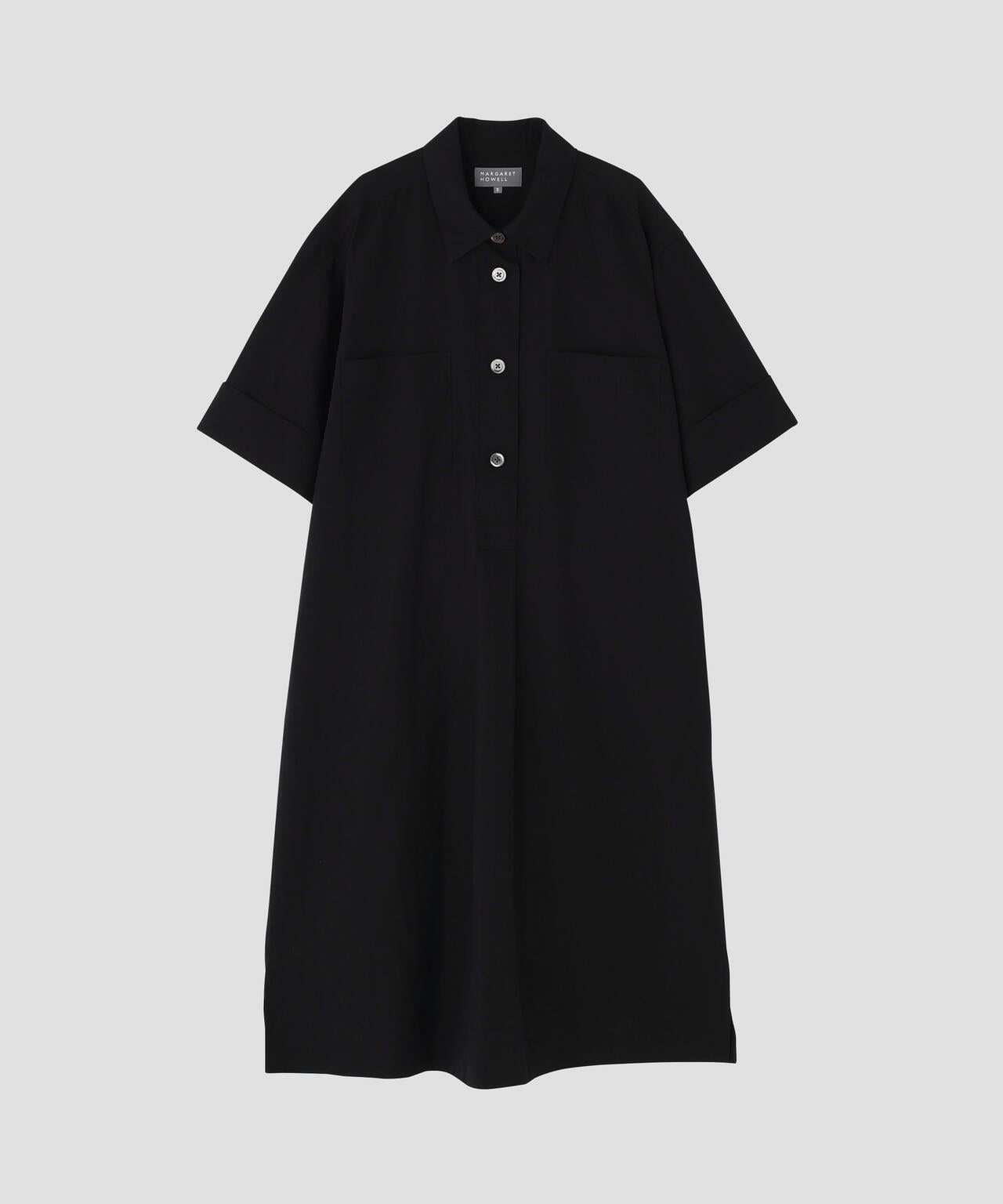 COTTON LINEN PLAIN WEAVE DRESS | MARGARET HOWELL（マーガレット
