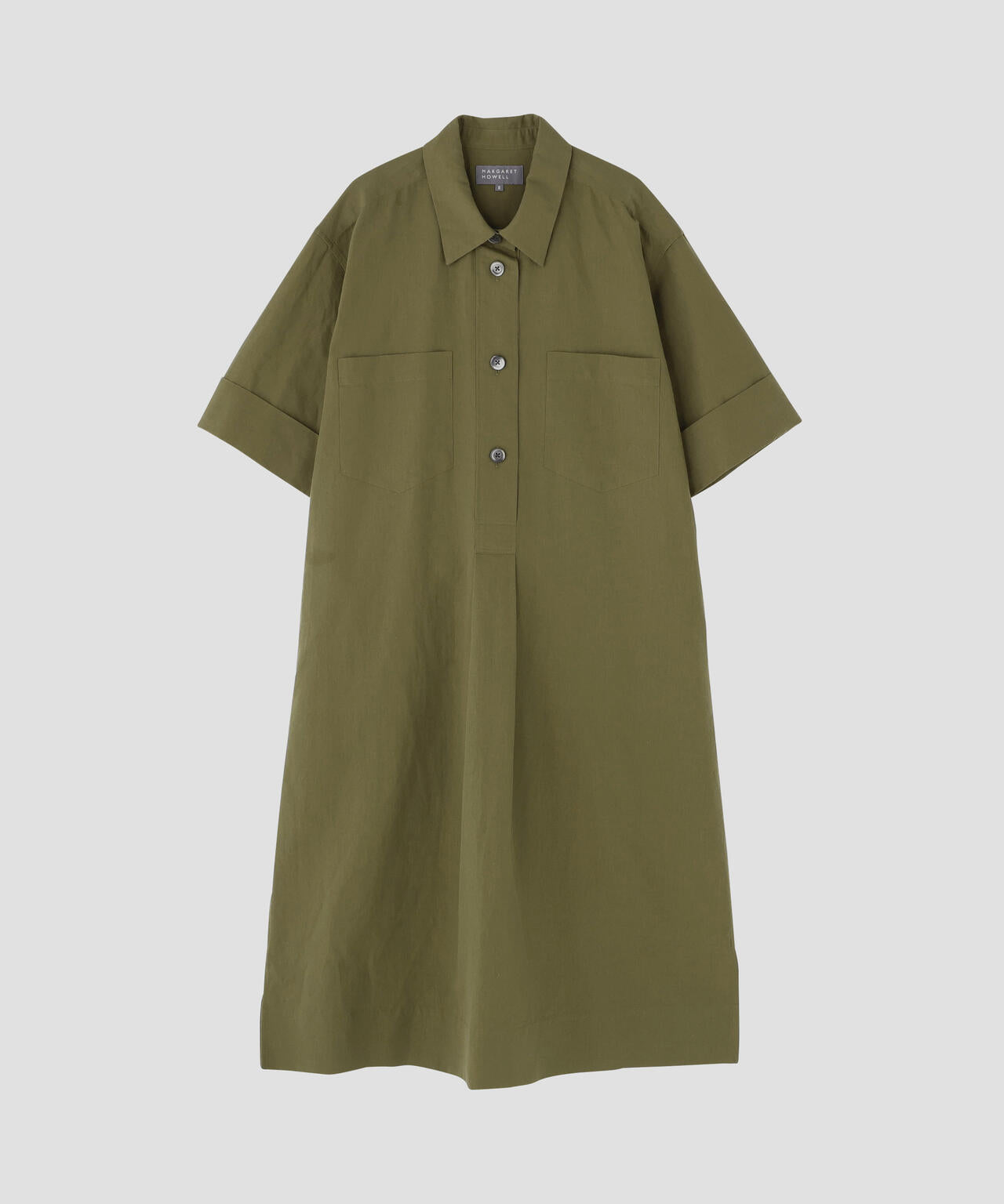 COTTON LINEN PLAIN WEAVE DRESS | MARGARET HOWELL（マーガレット
