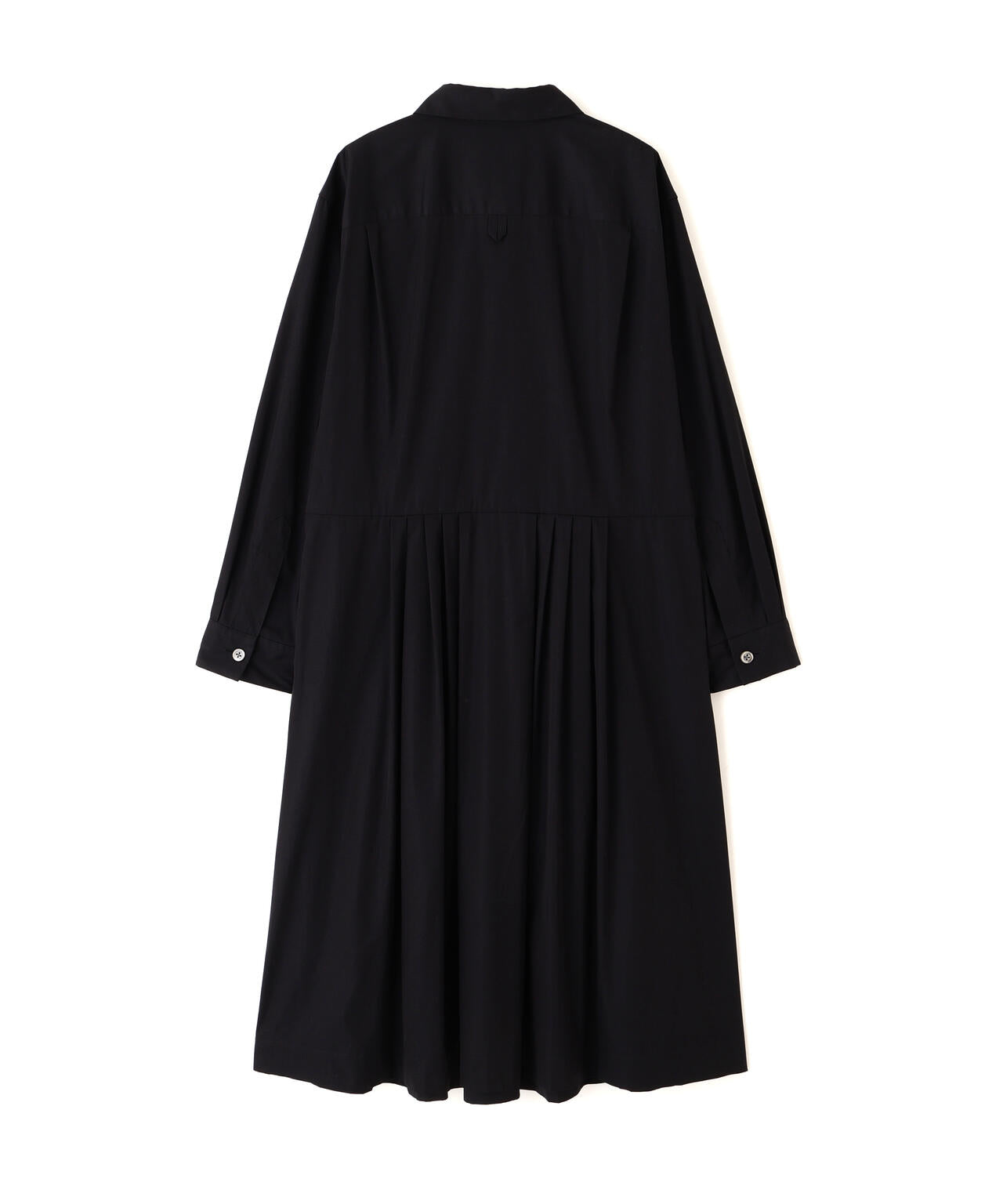 COTTON SILK PLAINWEAVE DRESS