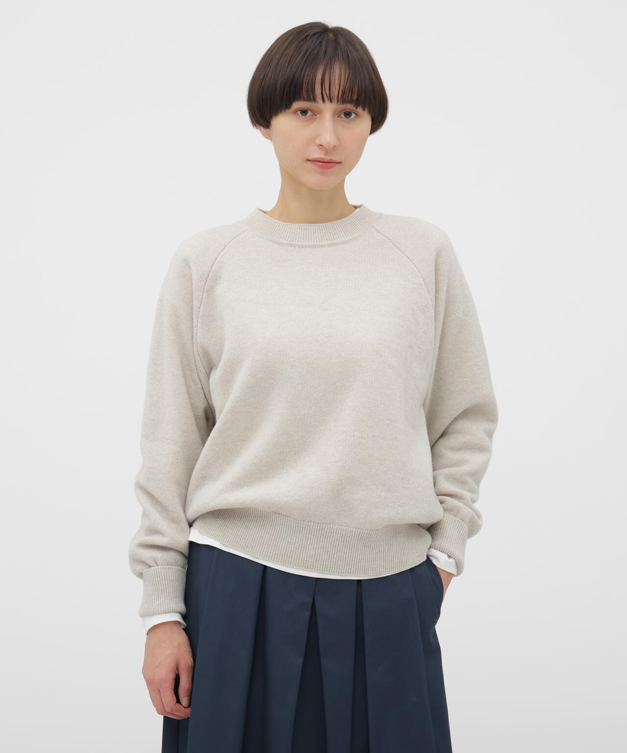 FINE WOOL LOOPBACK KNITWEAR