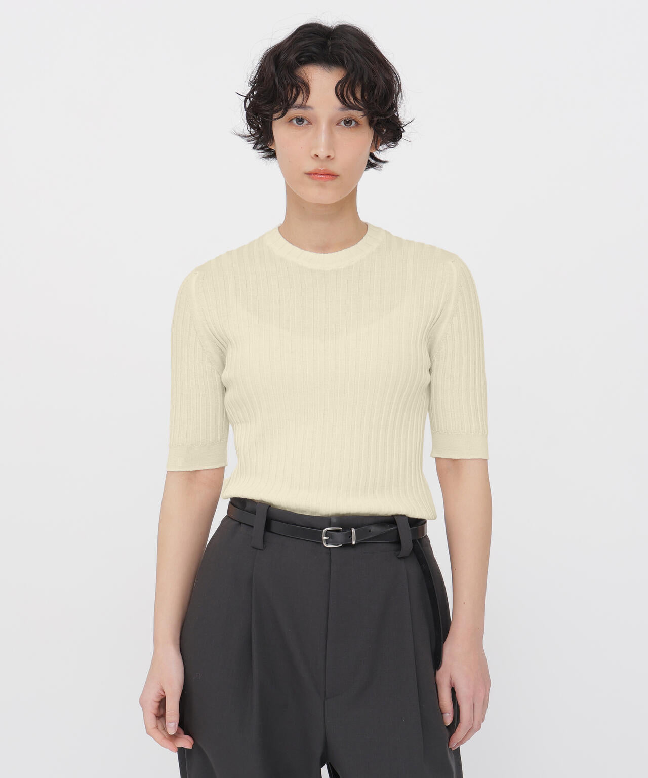 MARGARET HOWELL - 【MARGARETHOWELL】WOOL COTTON ニット FINE WOOL COTTON KNITWEAR | MARGARET HOWELL（マーガレット
