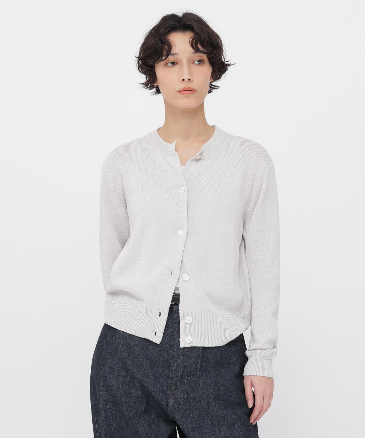 TWISTED LINEN COTTON KNITWEAR | MARGARET HOWELL（マーガレット