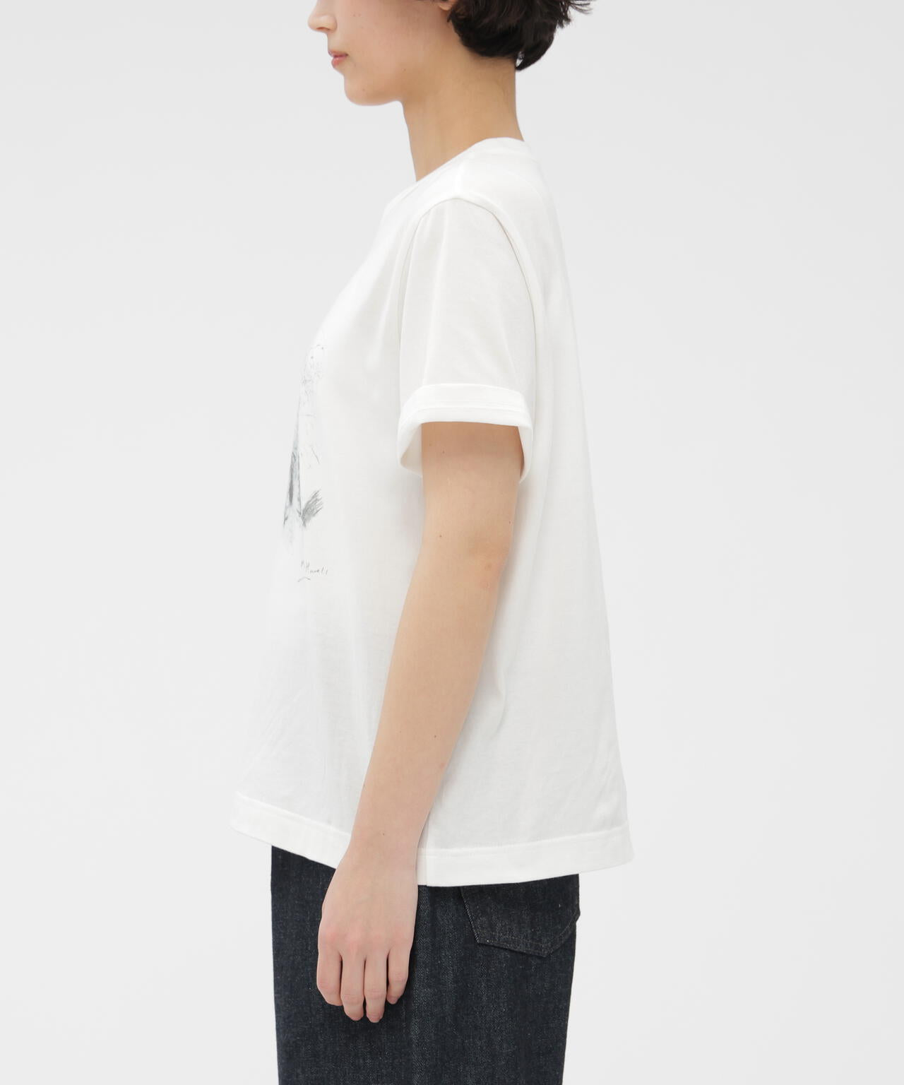 LANDSCAPE PRINT COTTON JERSEY TOP | MARGARET HOWELL（マーガレット