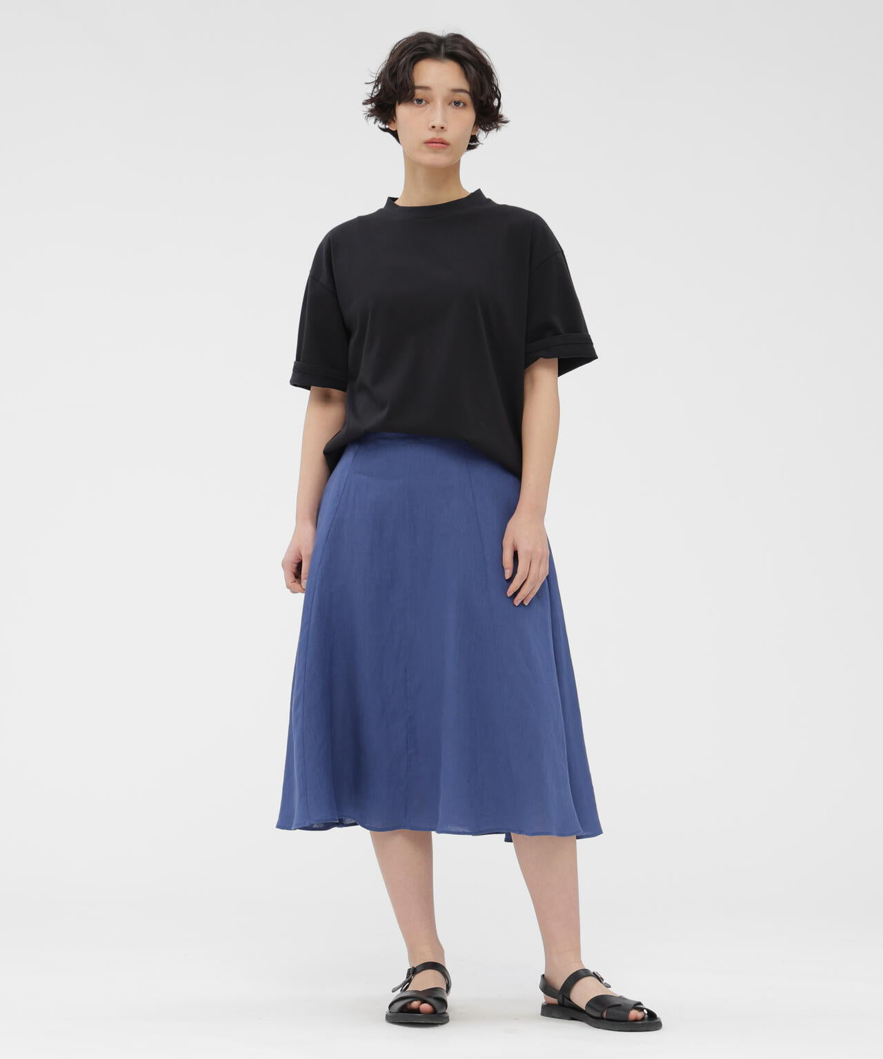 LIGHT DENSE COTTON JERSEY TOP | MARGARET HOWELL（マーガレット