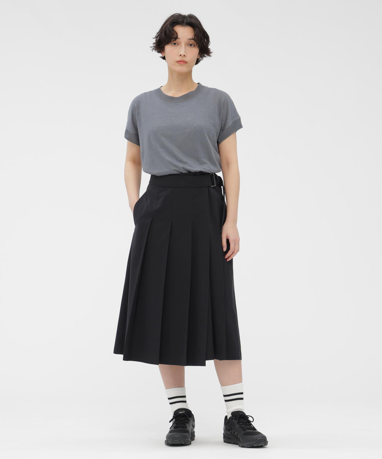 LINEN JERSEY TOP | MARGARET HOWELL（マーガレット・ハウエル