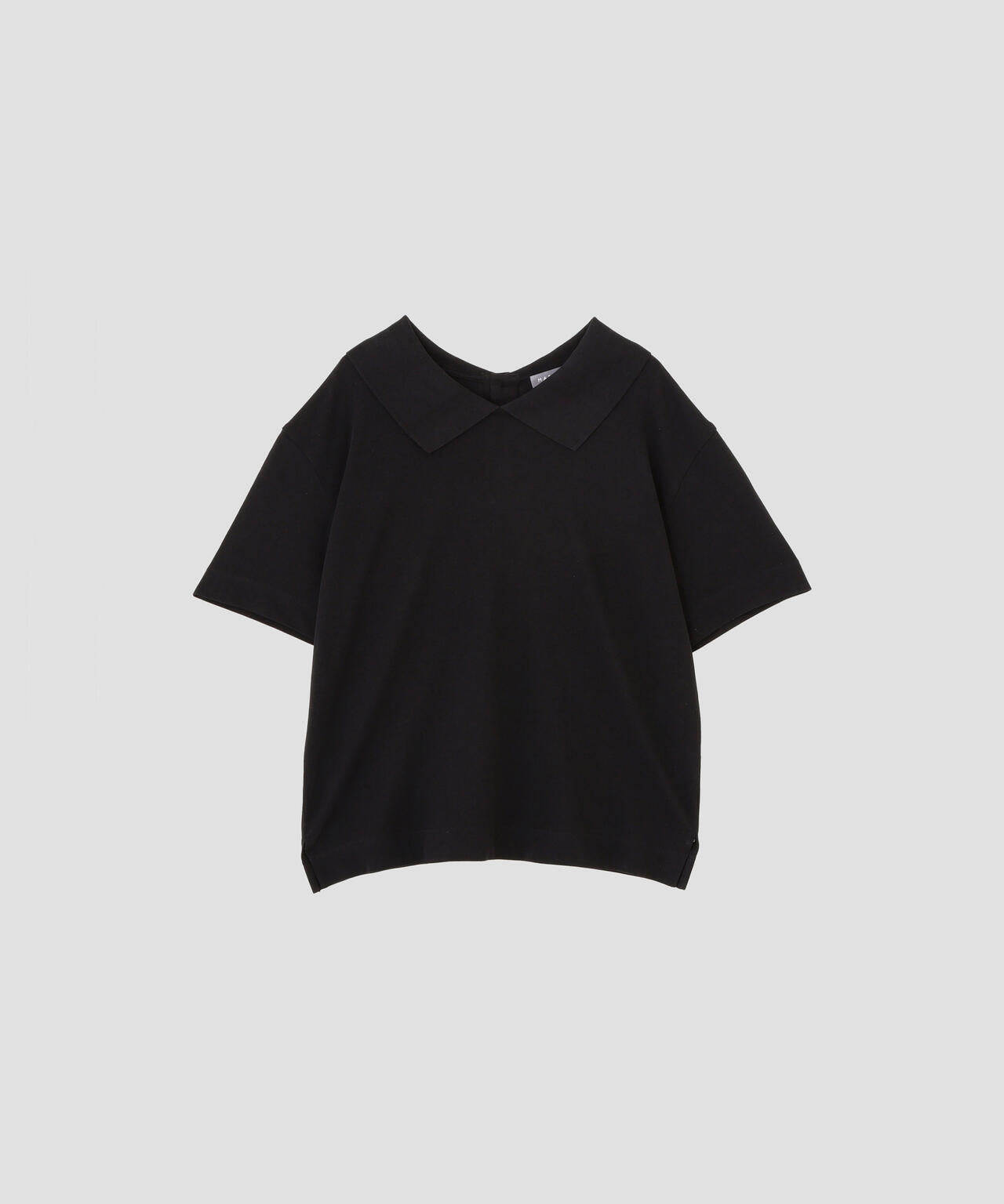 COTTON LINEN PIQUE JERSEY TOP