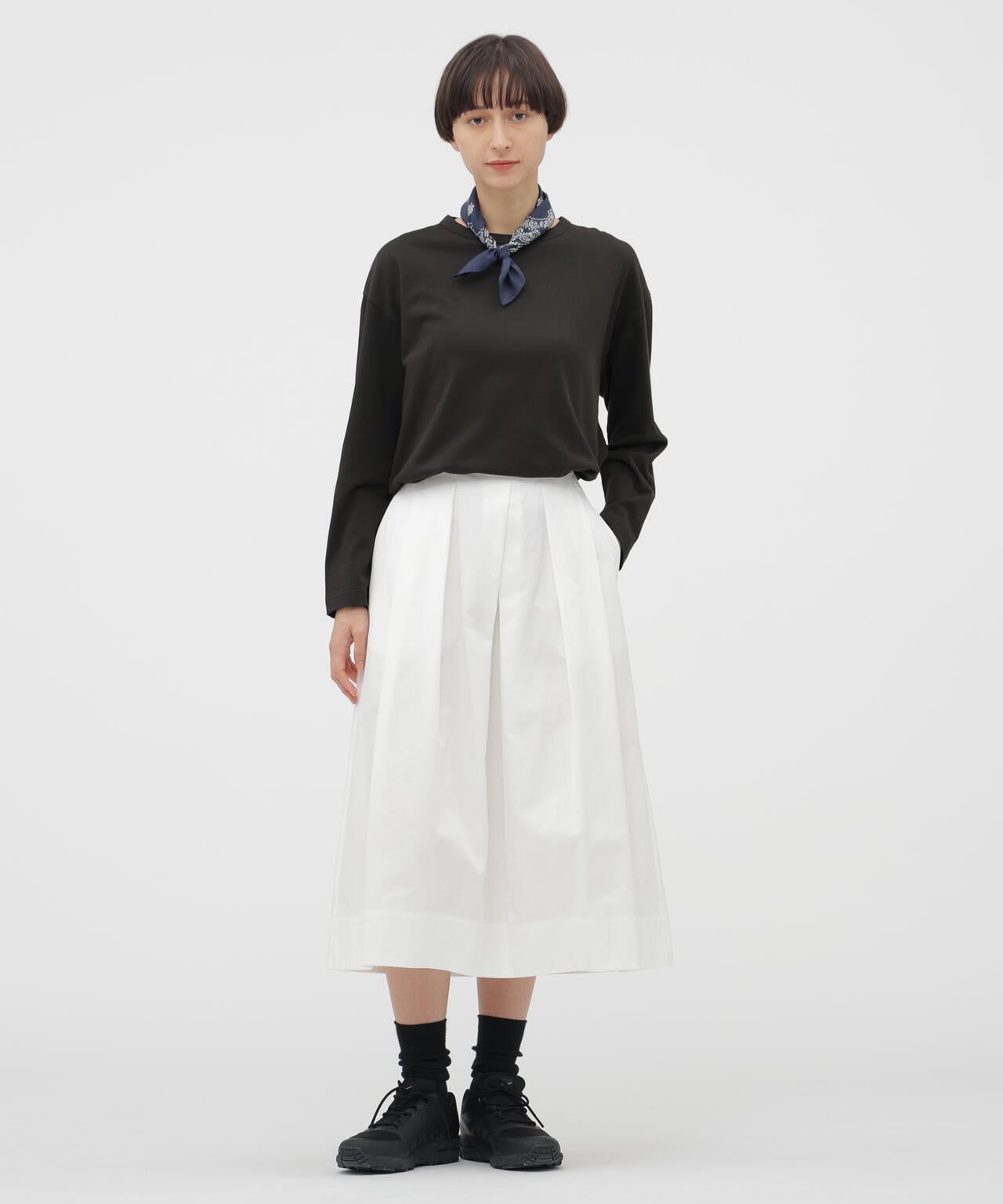 SOFT COTTON JERSEY TOP | MARGARET HOWELL（マーガレット・ハウエル