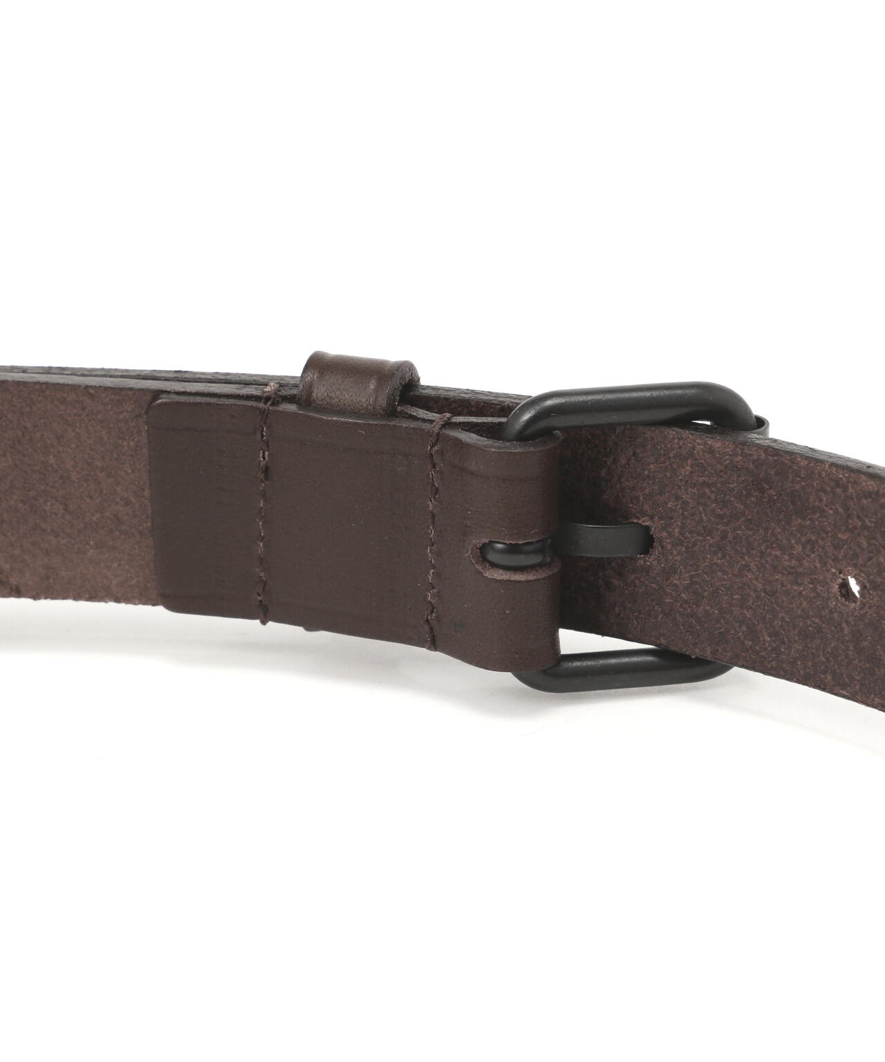 【艶黒茶芯】MHL. マーガレットハウエル　高級ヴィンテージドレスベルト 英国製 ITALIAN SMOOTH LEATHER | MARGARET HOWELL（マーガレット・ハウエル