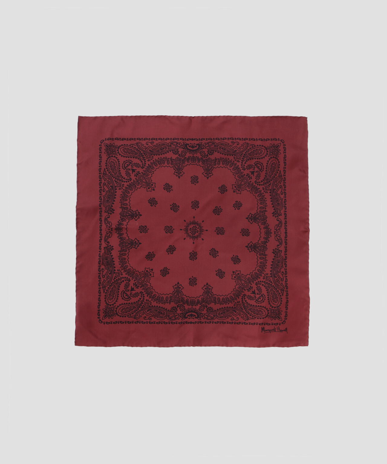 SILK TWILL PAISLEY SCARF | MARGARET HOWELL（マーガレット・ハウエル