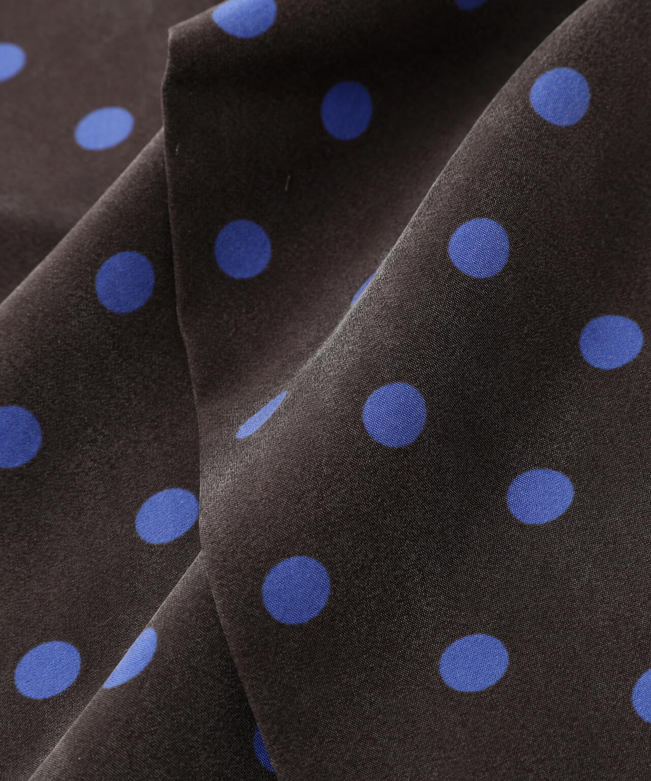 SILK TWILL POLKA DOT TIE SCARF