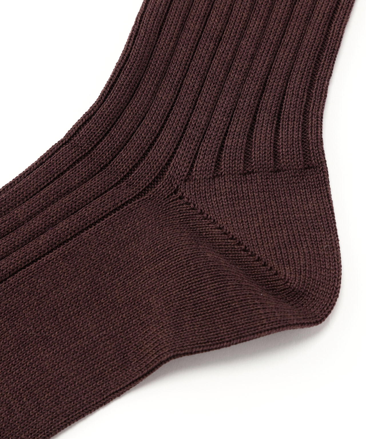 SILK COTTON RIB SOCKS