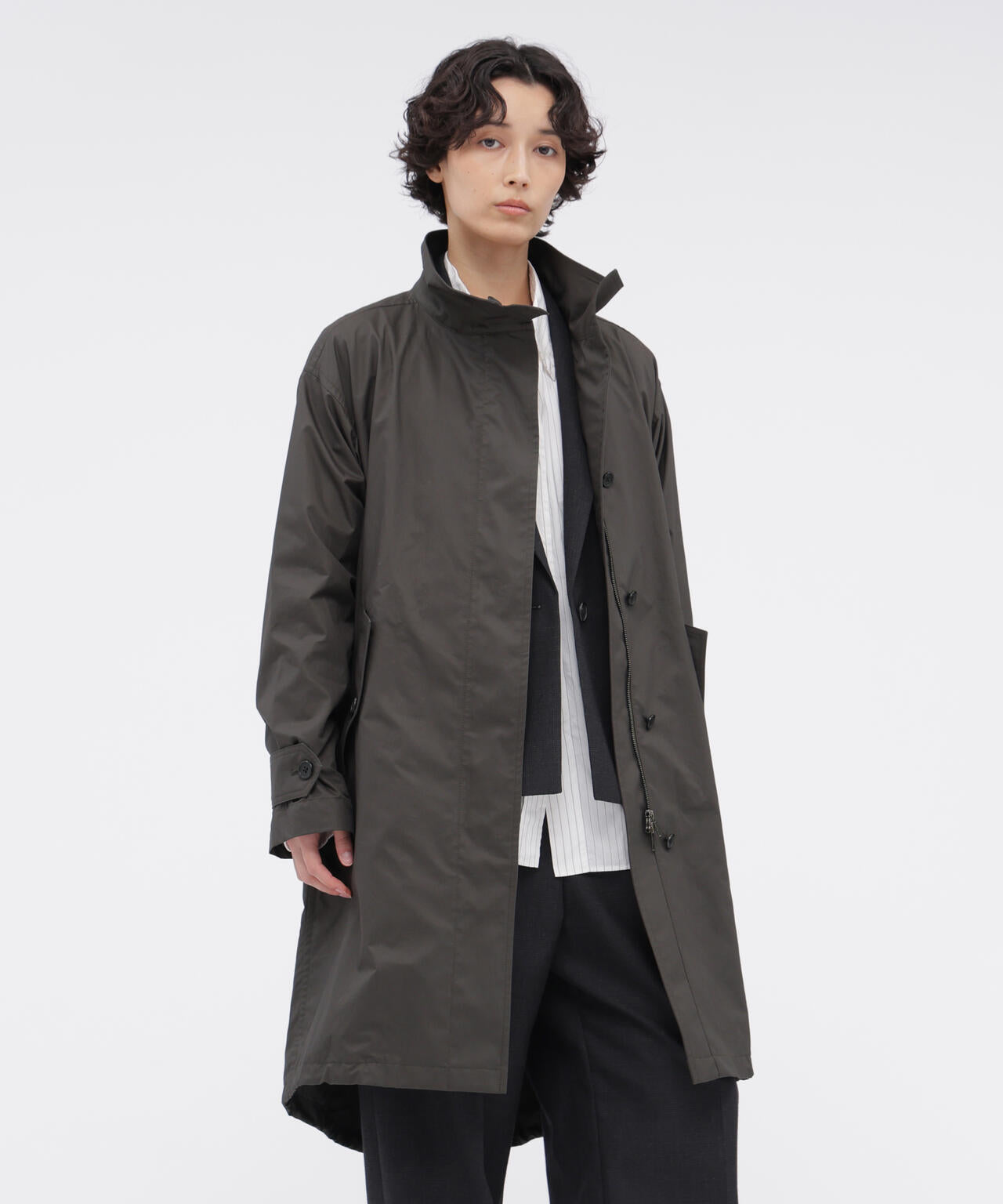 HIGHDENSE COTTON TWILL COATING COAT | MARGARET HOWELL