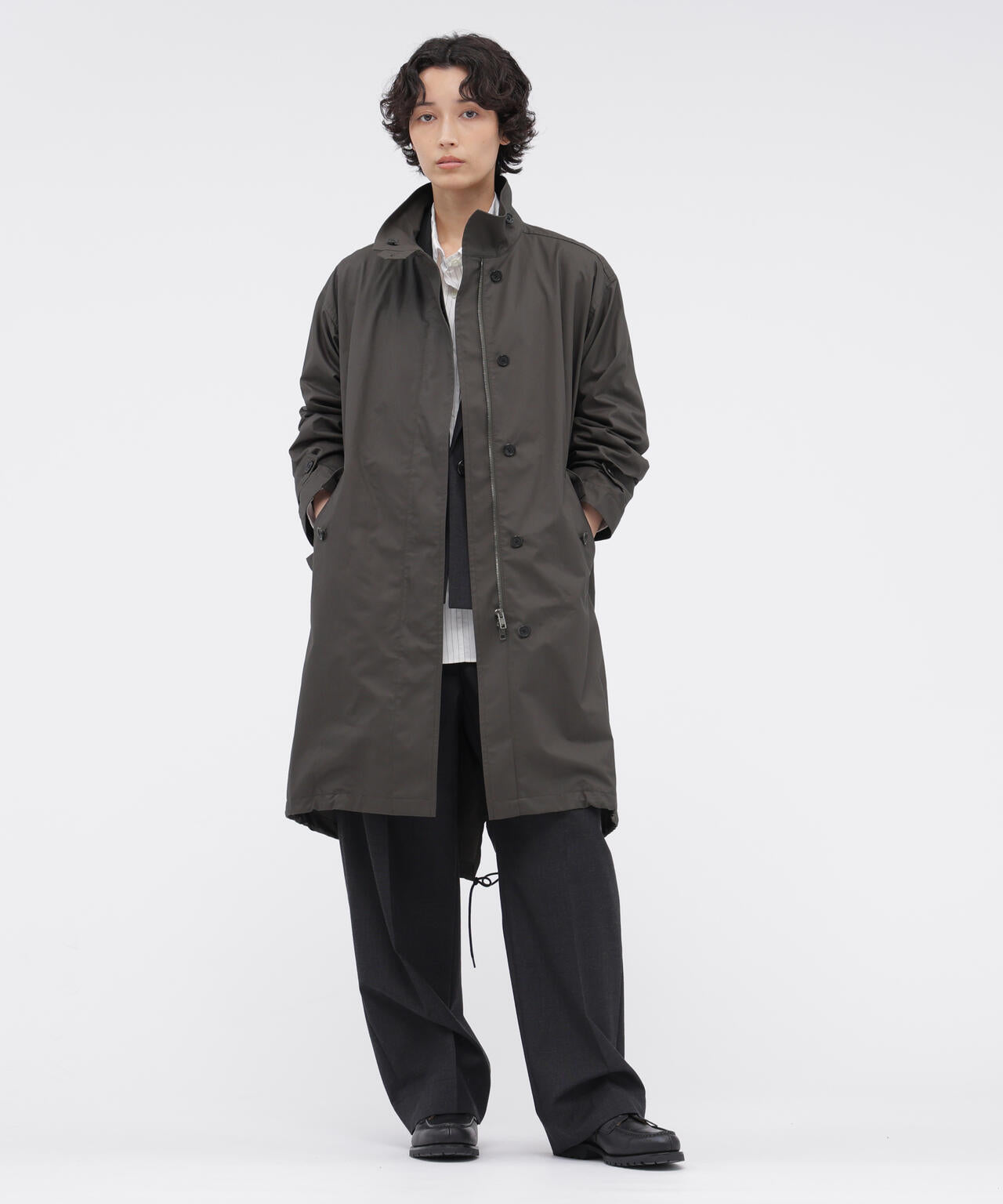 HIGHDENSE COTTON TWILL COATING COAT | MARGARET HOWELL
