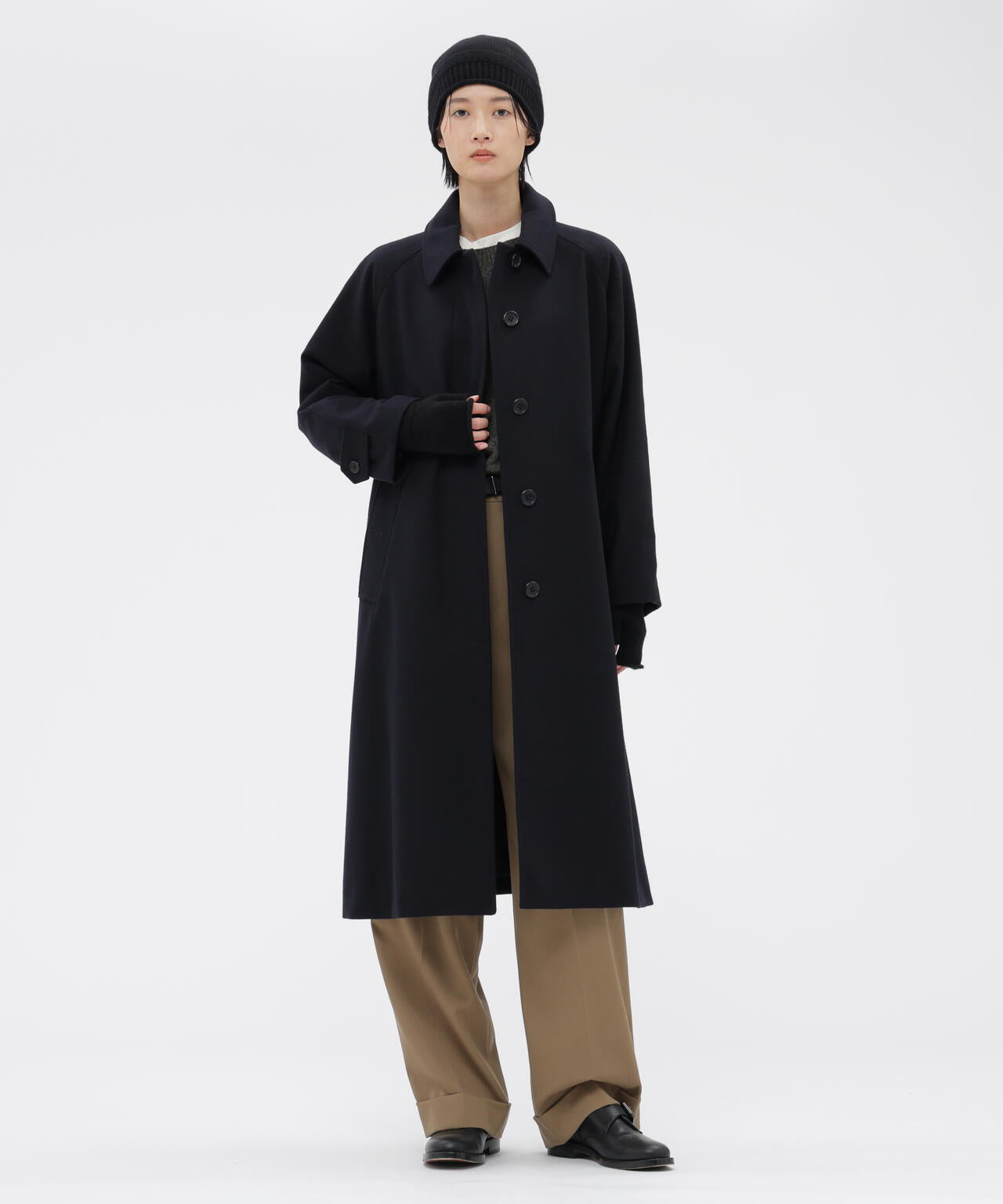 LIGHT FLANNEL COAT | MARGARET HOWELL（マーガレット・ハウエル