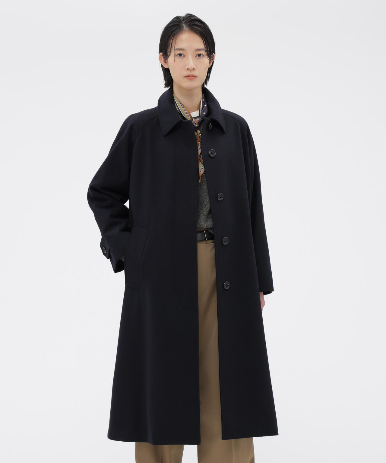 LIGHT FLANNEL COAT | MARGARET HOWELL（マーガレット・ハウエル