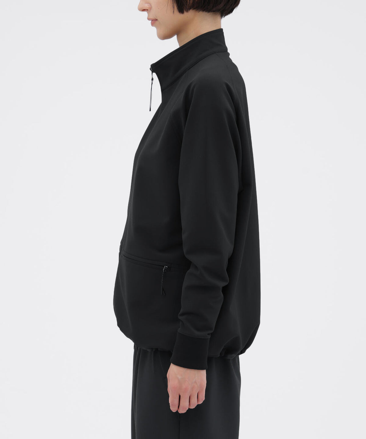B/T BRUSHED BACK STRETCH POPLIN BLOUSON
