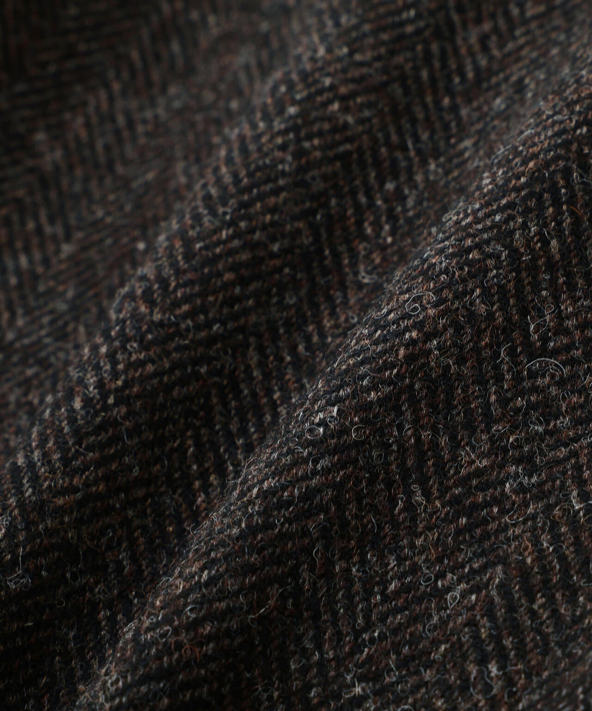 BROKEN WOOL HERRINGBONE JACKET