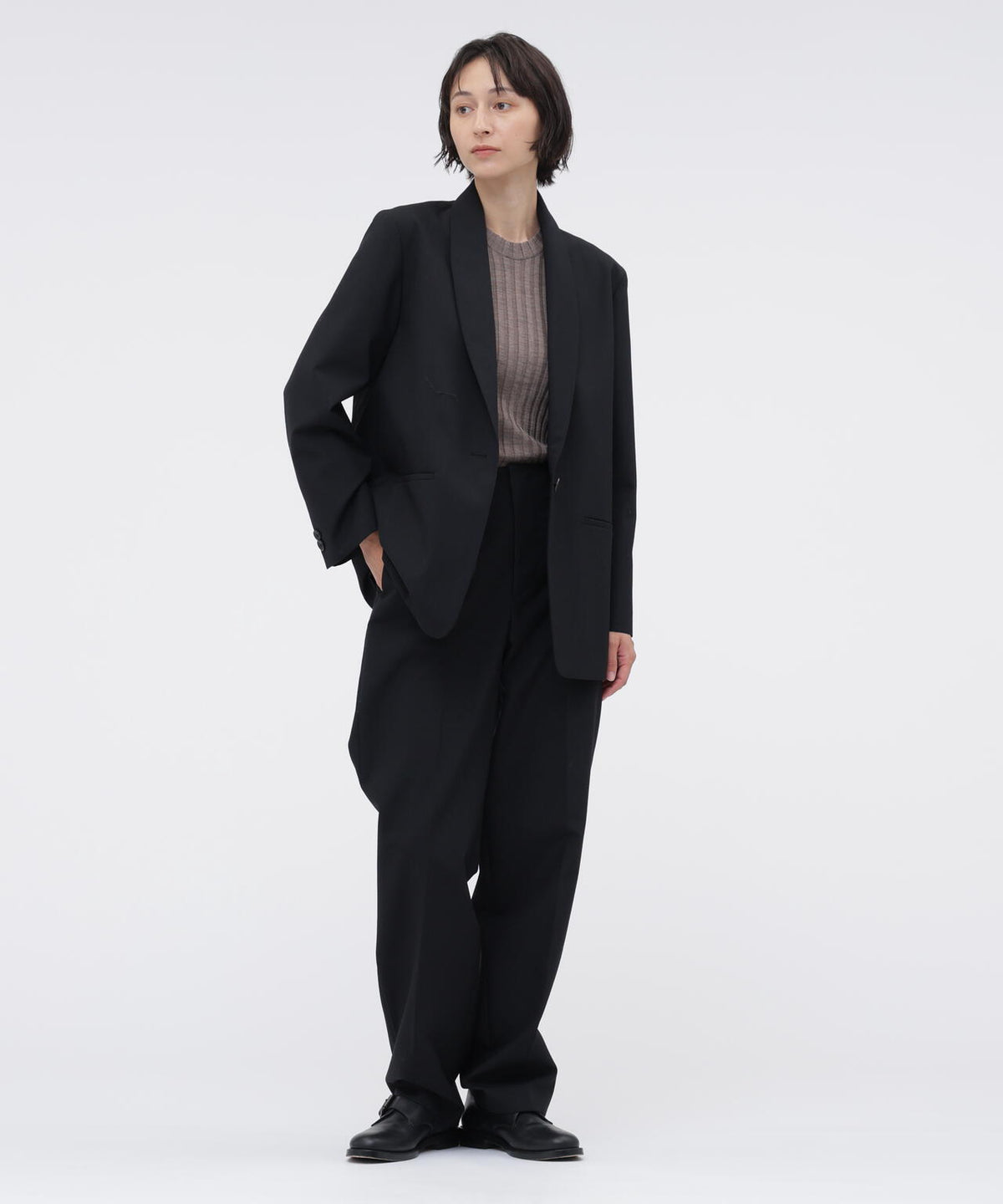 DRY WOOL PLAINWEAVE JACKET