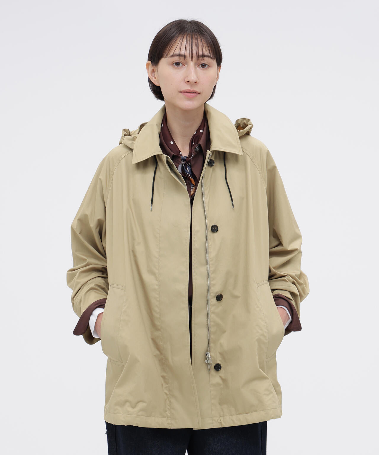 HIGHDENSE COTTON TWILL COATING BLOUSON | MARGARET HOWELL