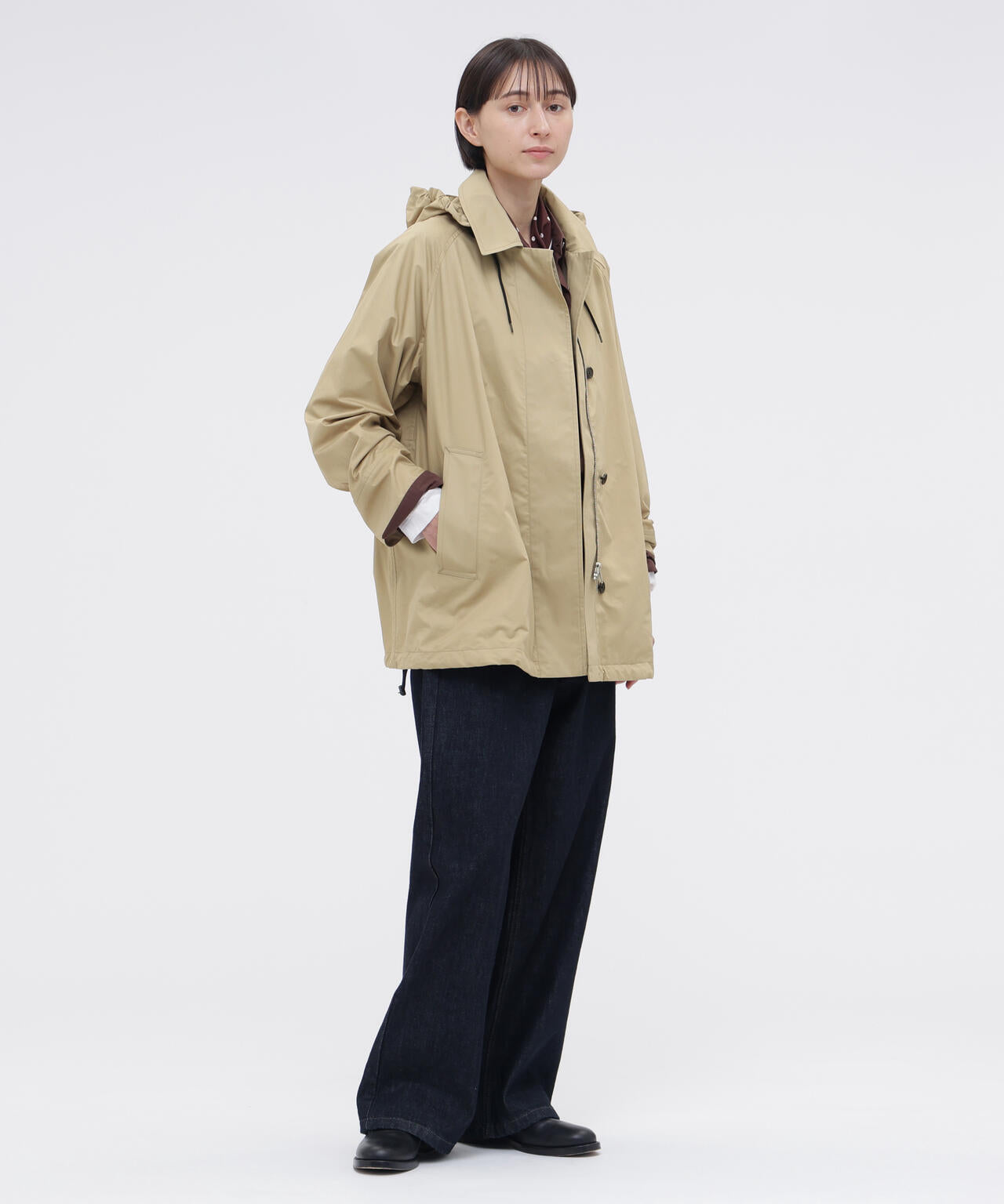 HIGHDENSE COTTON TWILL COATING BLOUSON | MARGARET HOWELL