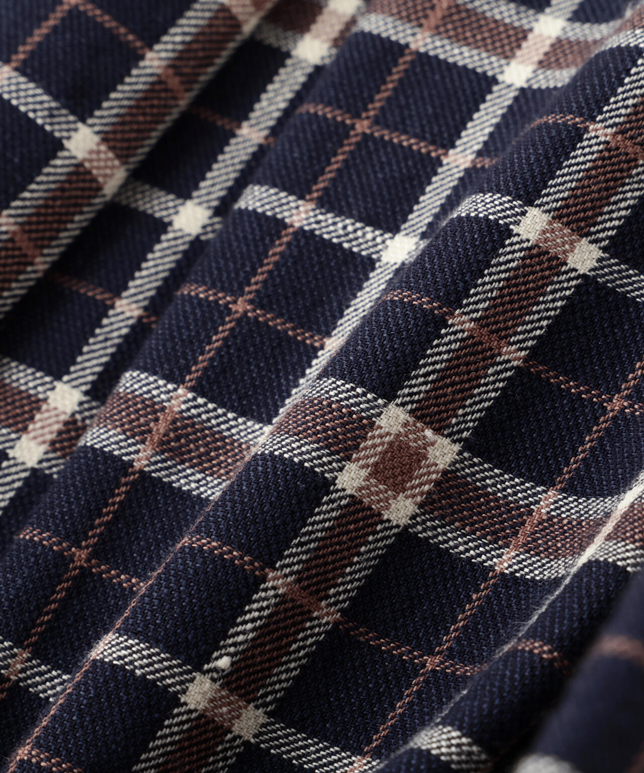 WOOL LINEN CHECK SKIRT | MARGARET HOWELL（マーガレット・ハウエル