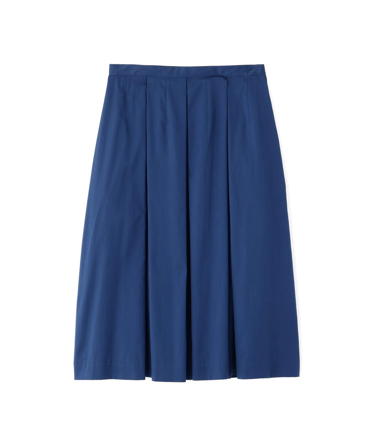 COTTON SILK POPLIN SKIRT
