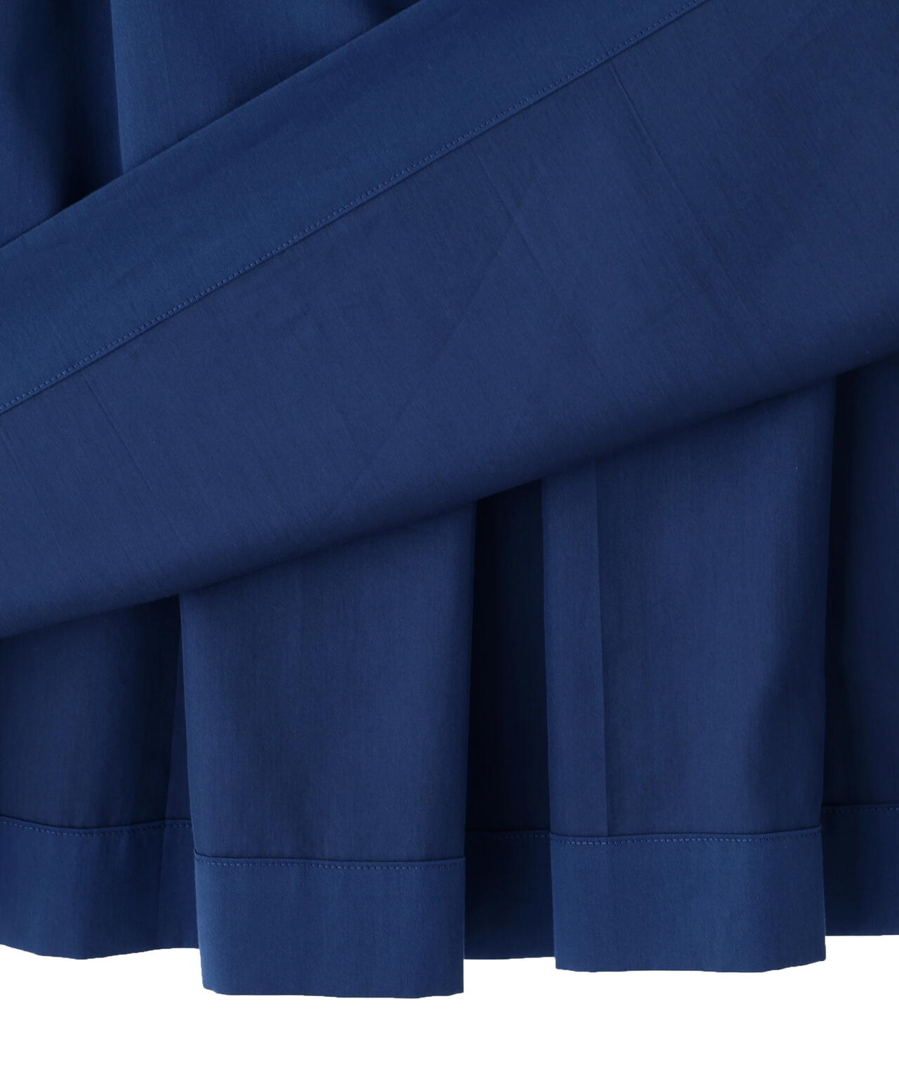 COTTON SILK POPLIN SKIRT