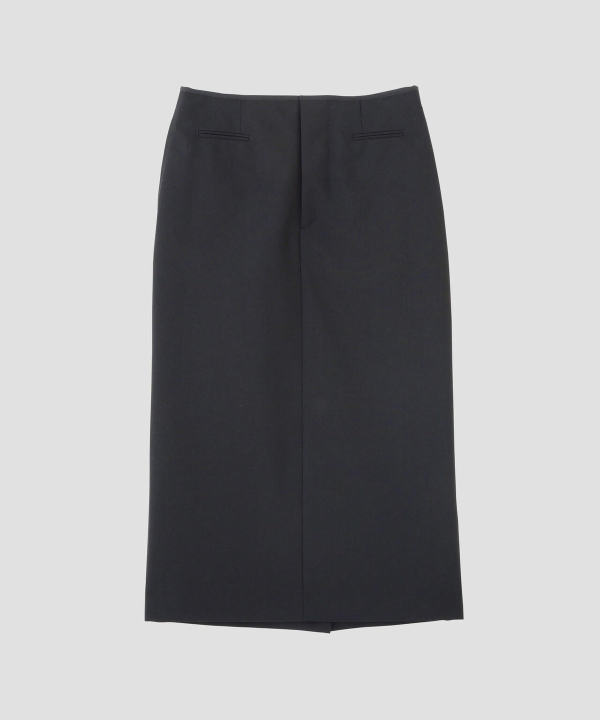 DRY WOOL PLAINWEAVE SKIRT